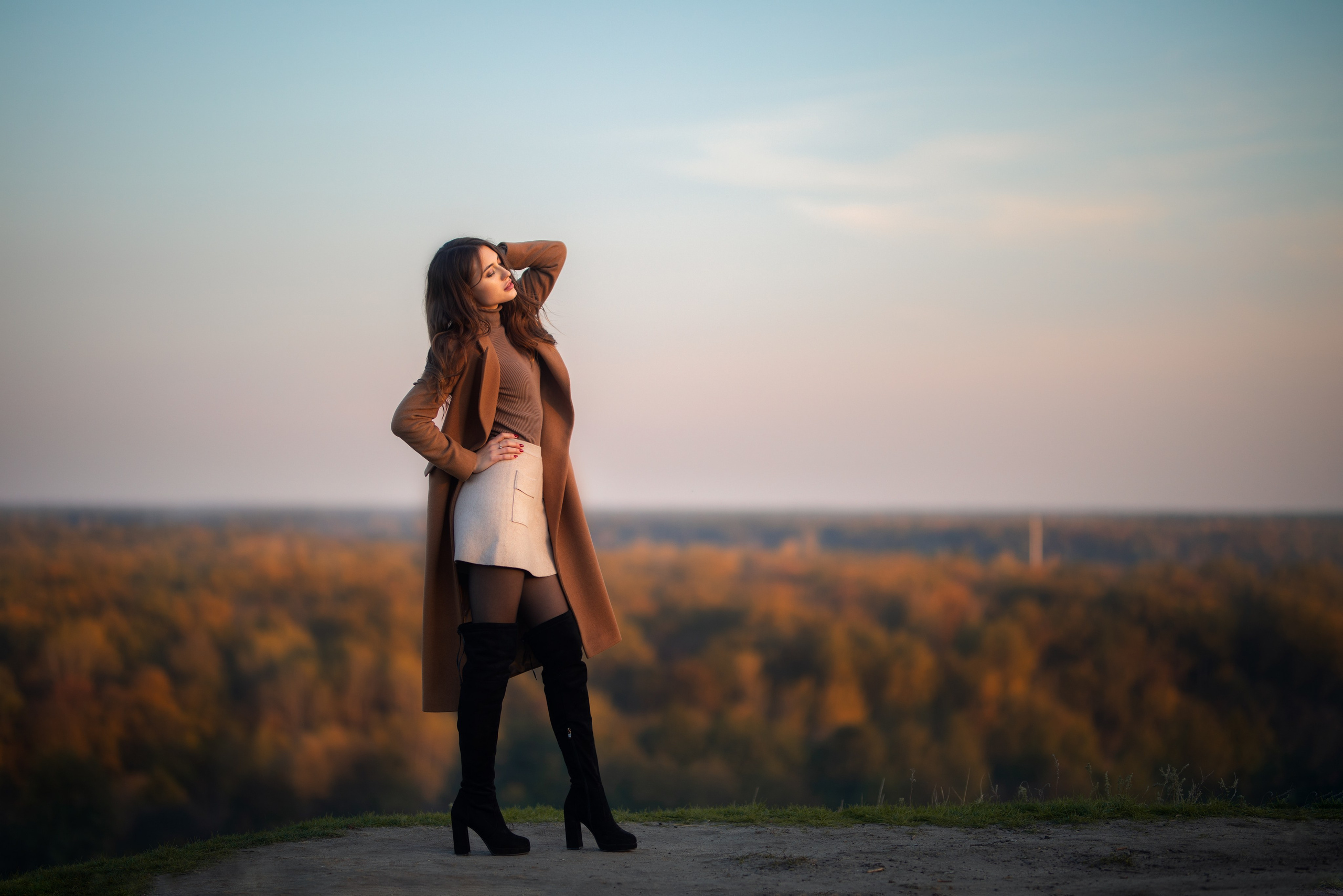 Осенняя съемка с Анастасией на природе в формате для «себя»