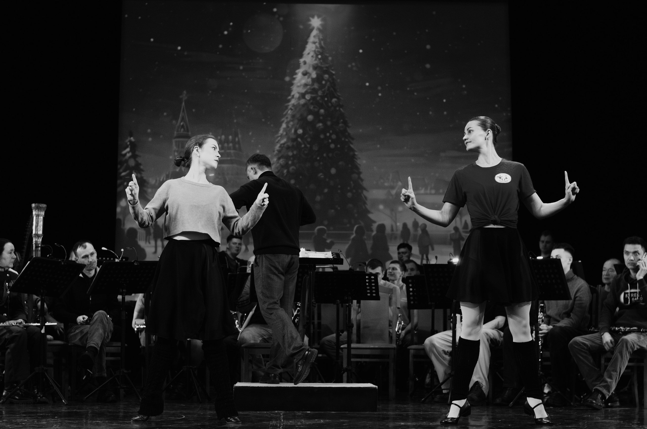 Новогодняя программа «Щелкунчик» на сцене Дома Офицеров. Портретный и репортажный фотограф в Санкт-Петербурге Варвара Жукова