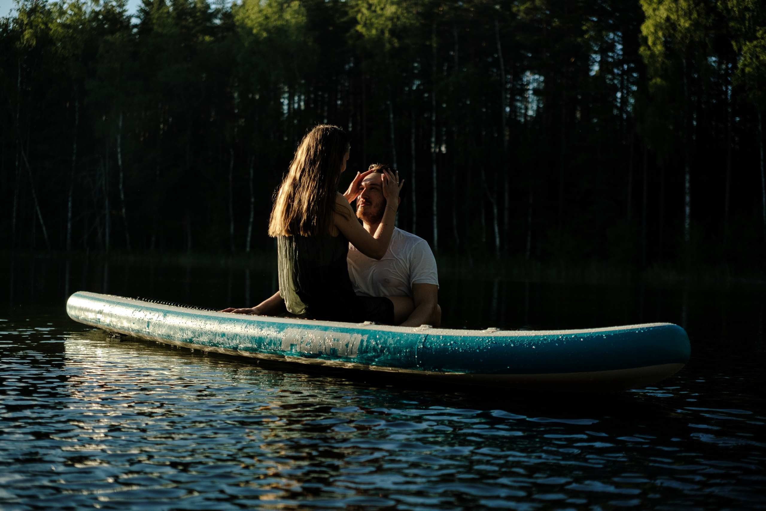 Петя и Лина, на сапах. Интерьерный фотограф и видеограф в Санкт-Петербурге Вадим Балбашевский