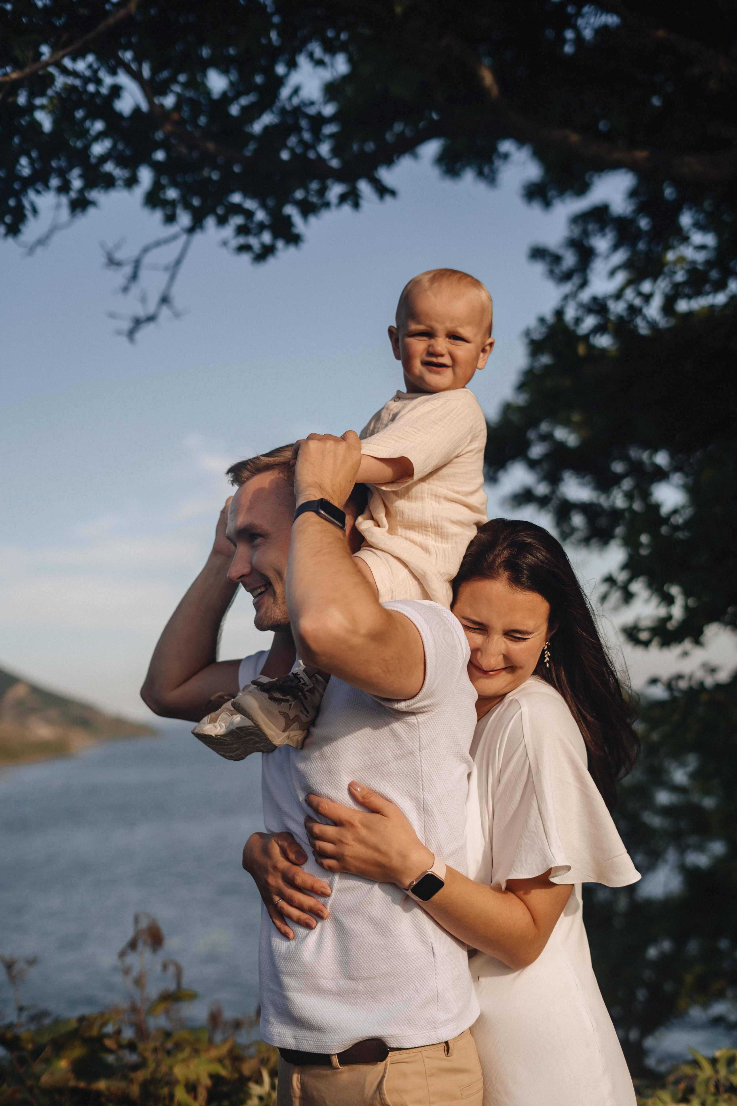 Семейная фотосессия на море сахалин. Фотограф сахалин