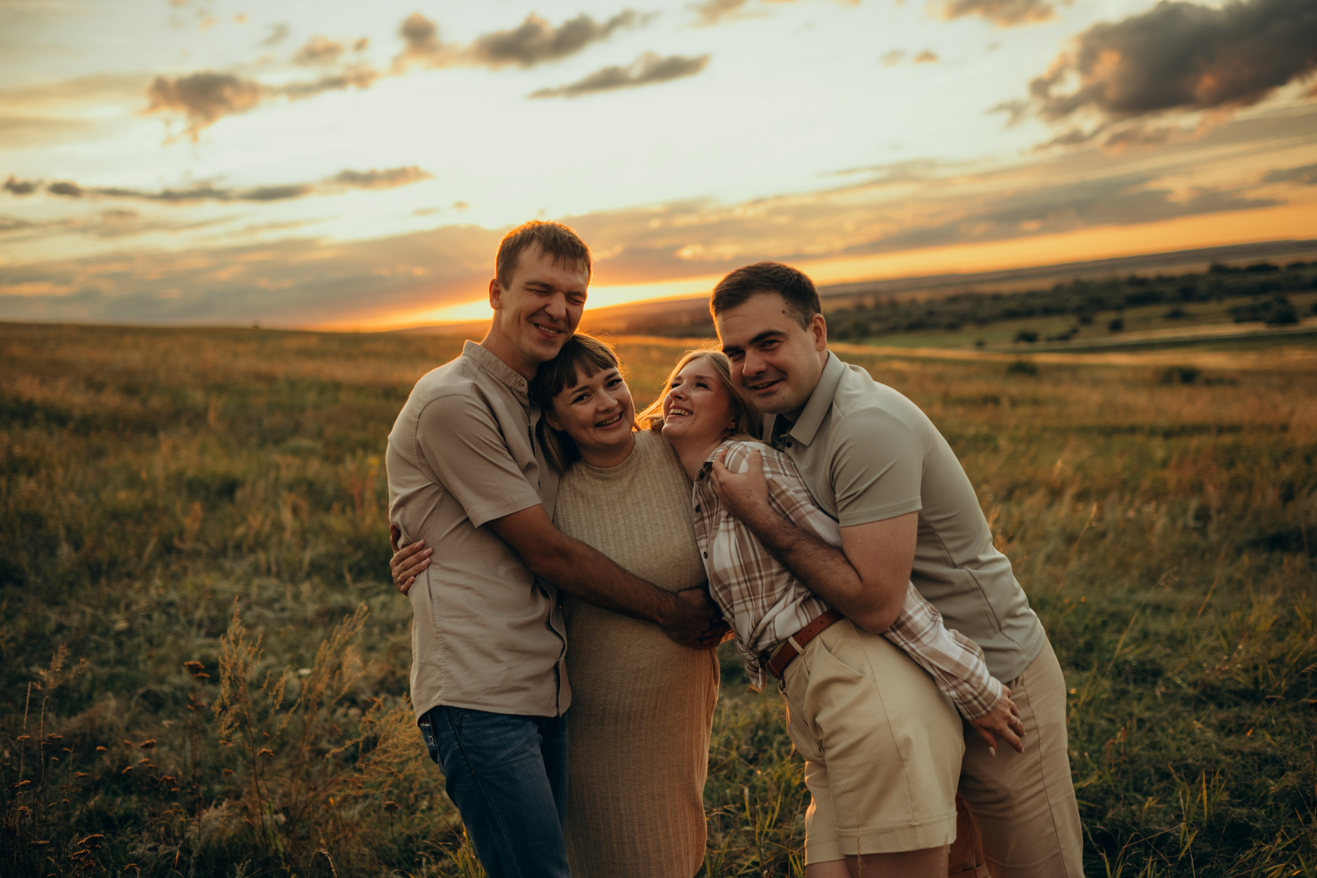 Даша Даня Ксюша Илья Саша и Ева. Свадебный и семейный фотограф в Самаре Головань Наталья