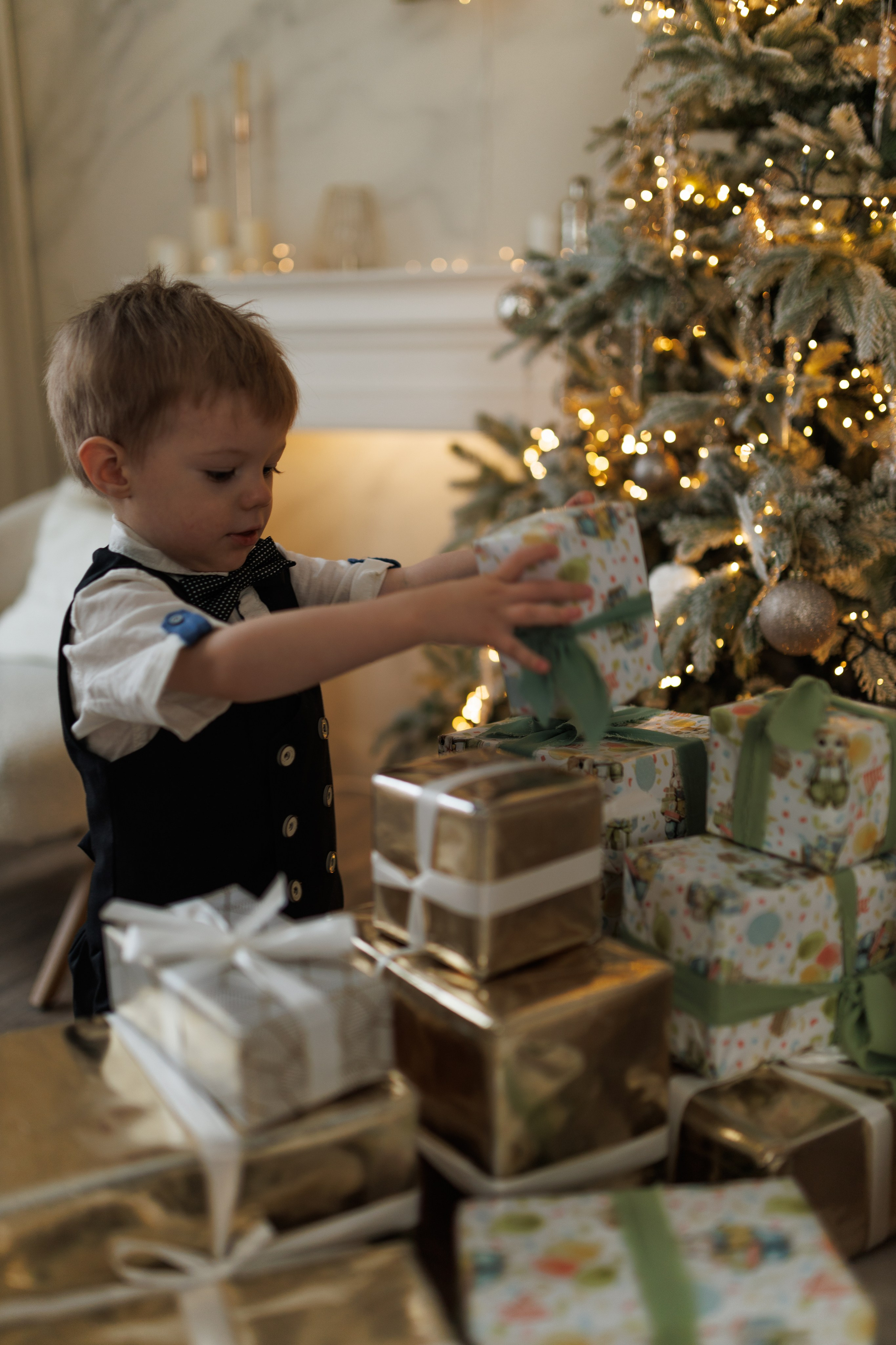 Вера, Саша и Тимоша. Новый год!. Ксения Шакирова. Фотограф в Воронеже