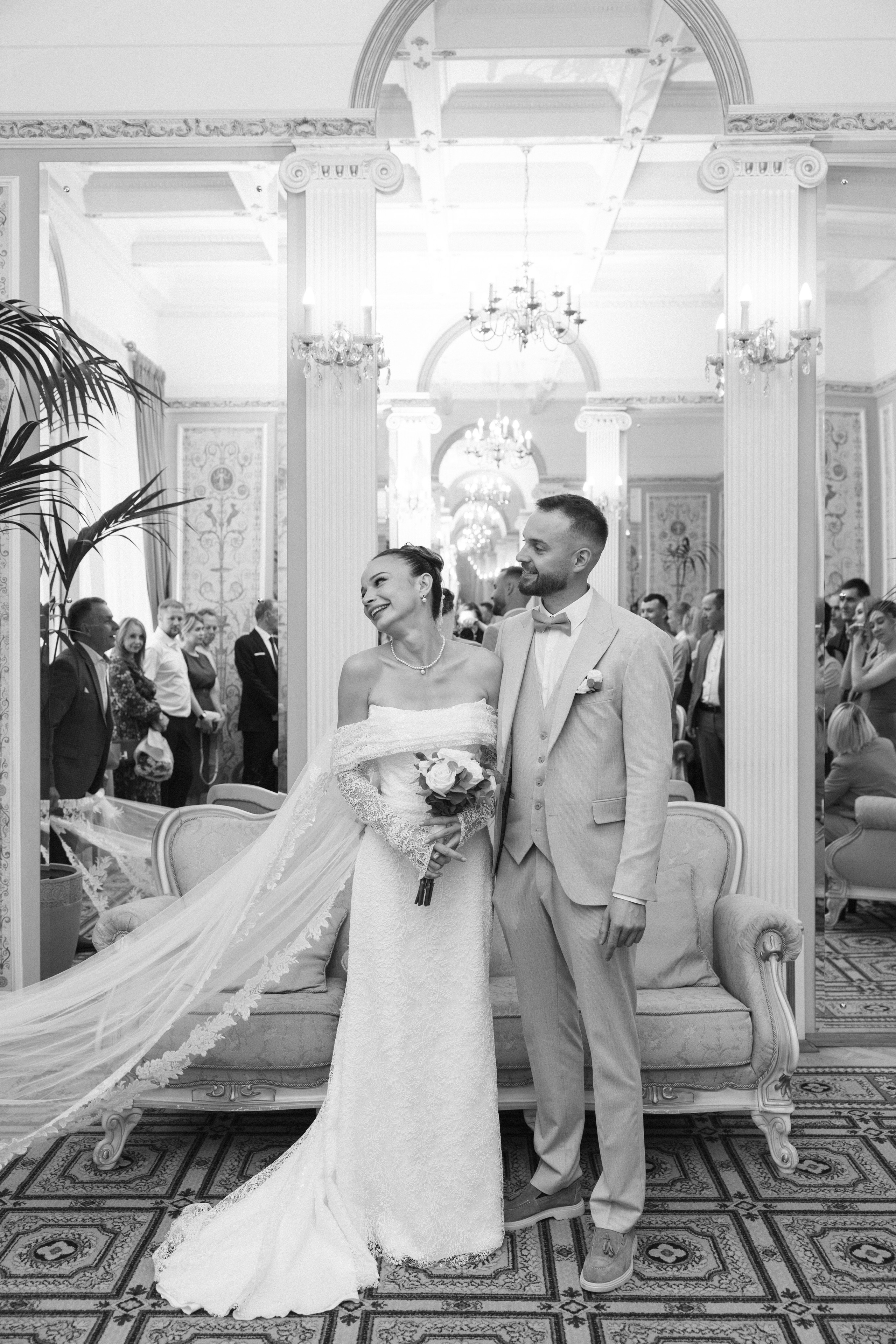 Стильная свадебная фотосессия. Свадебный фотограф в Москве Полина Лелетко