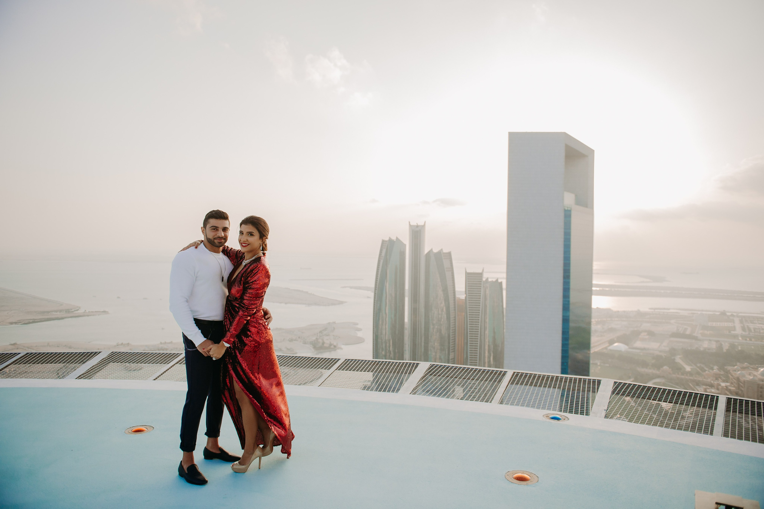 Love Story на высоте (Абу Даби). Фотограф в Москве и Санкт-Петербурге Дарина
