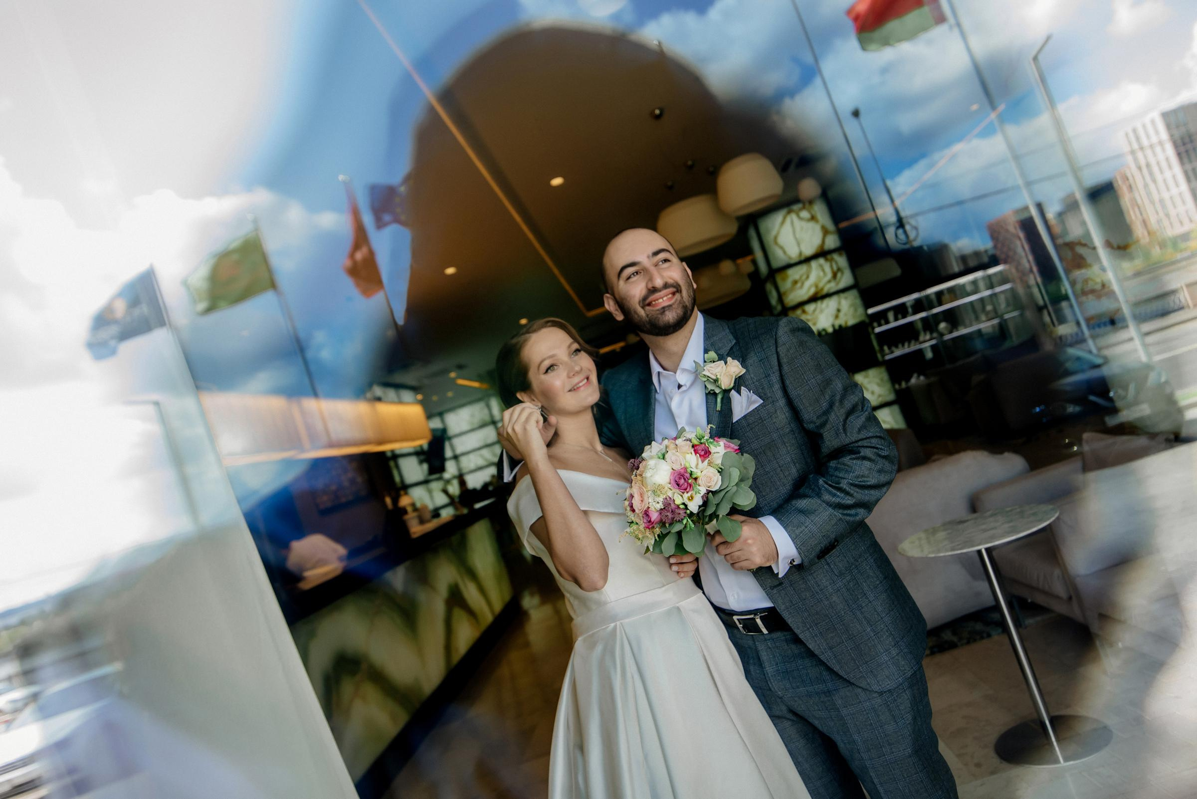 Встреча жениха и невесты в palmira business club