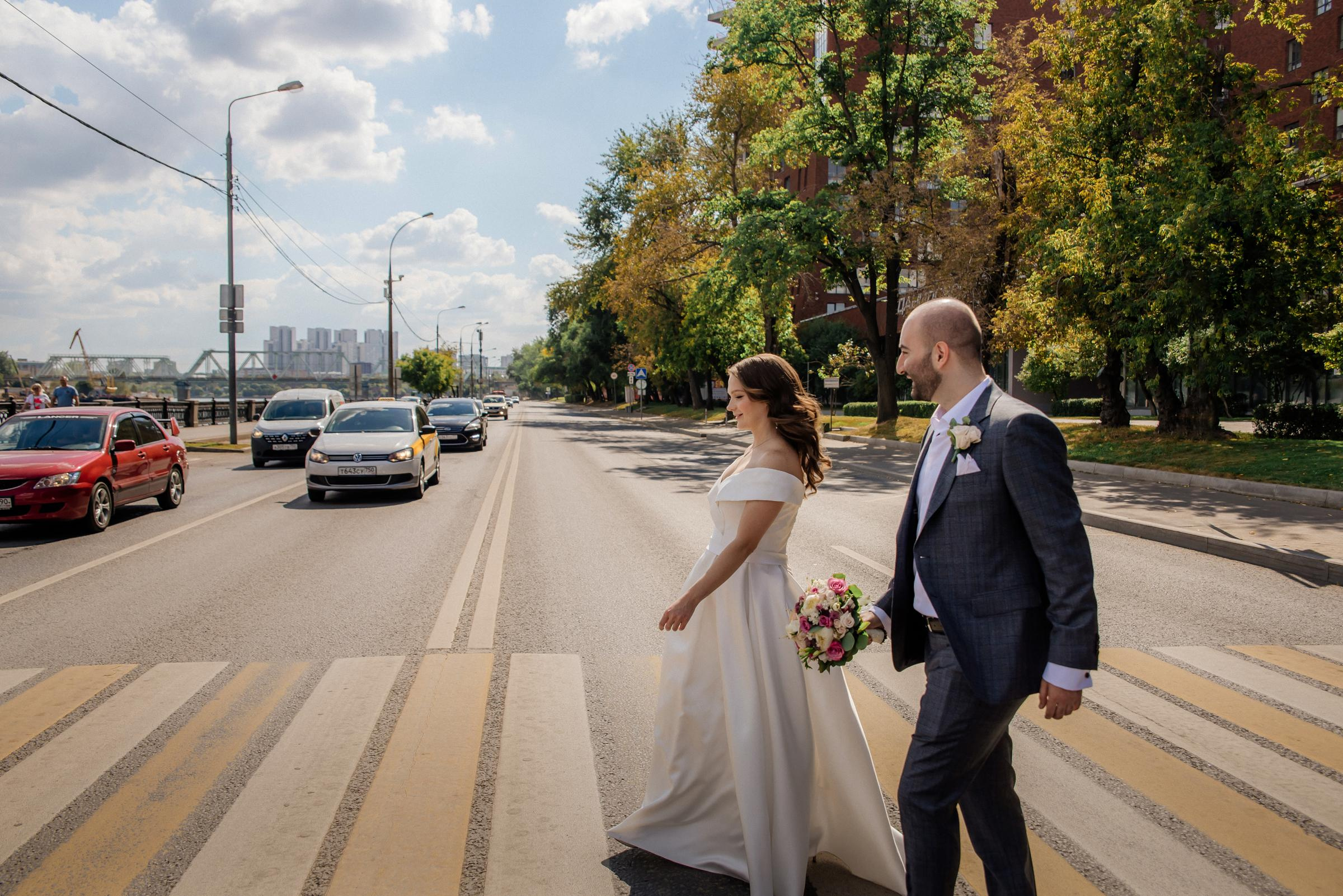 свадебная прогулка по новоданиловской набережной