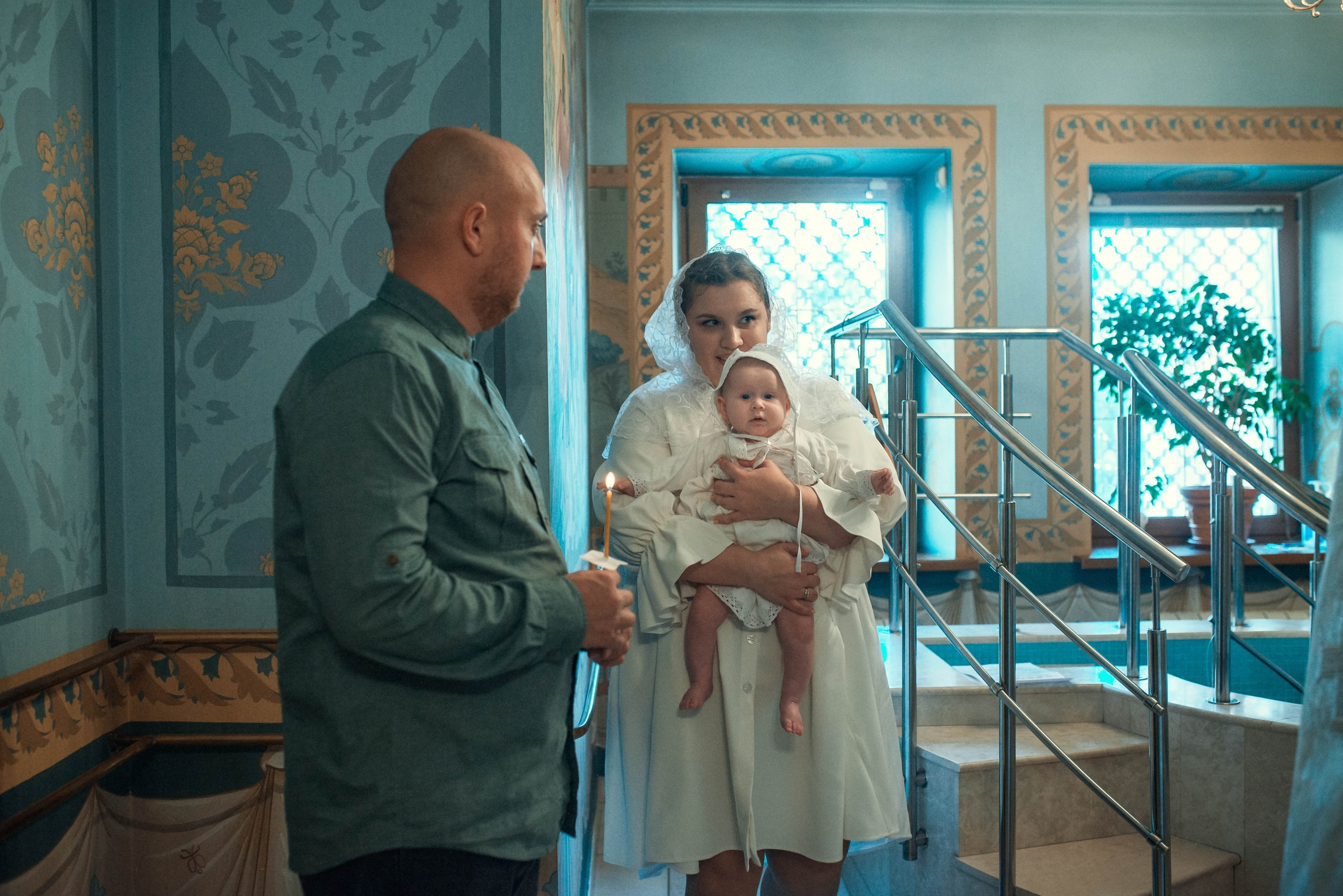 Крещение Екатерины в Троицком соборе Саратова. Фотограф на крещение в Саратове Марина Грушина