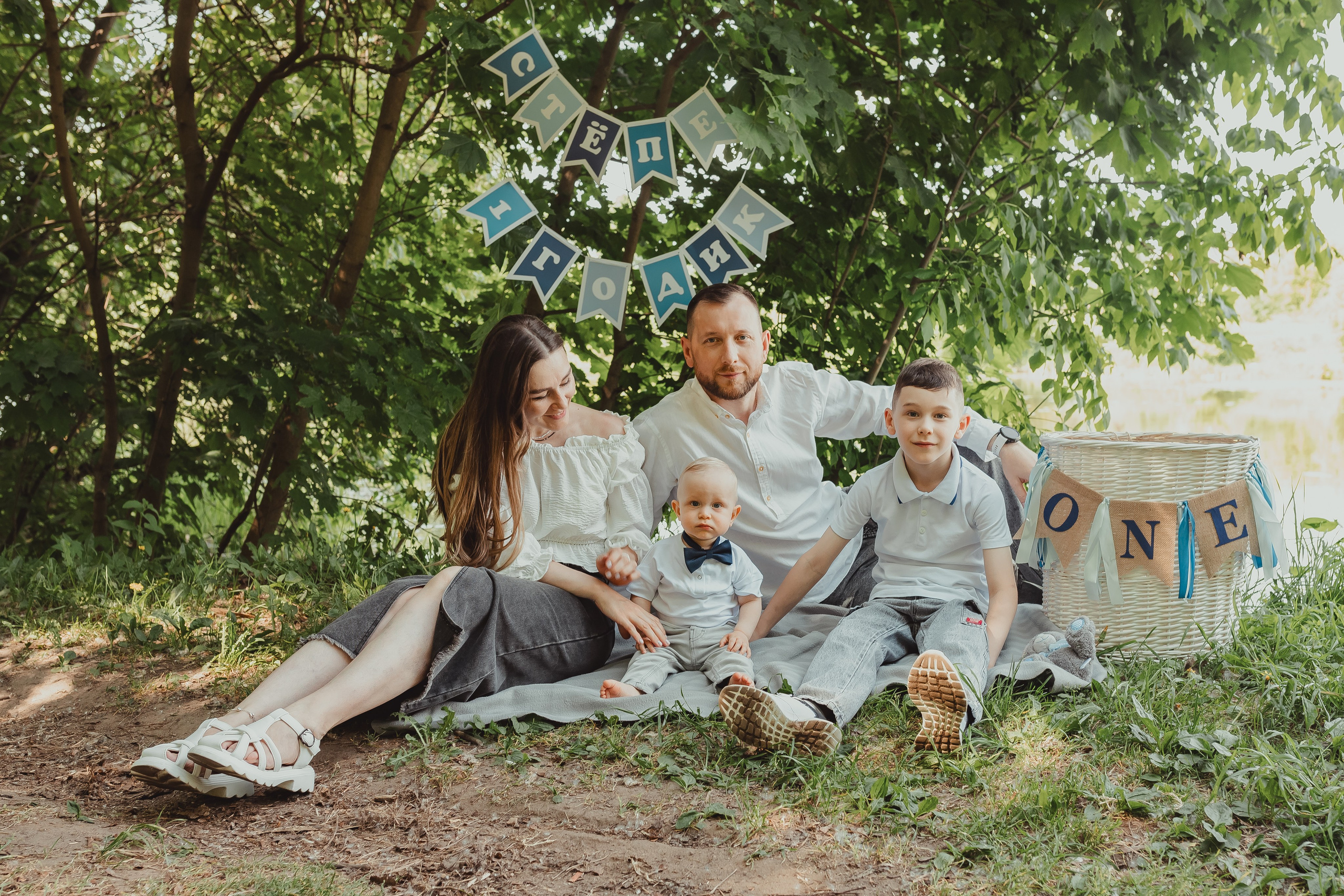 Степе годик. Семейный и домашний фотограф в Москве и МО Королева Валерия