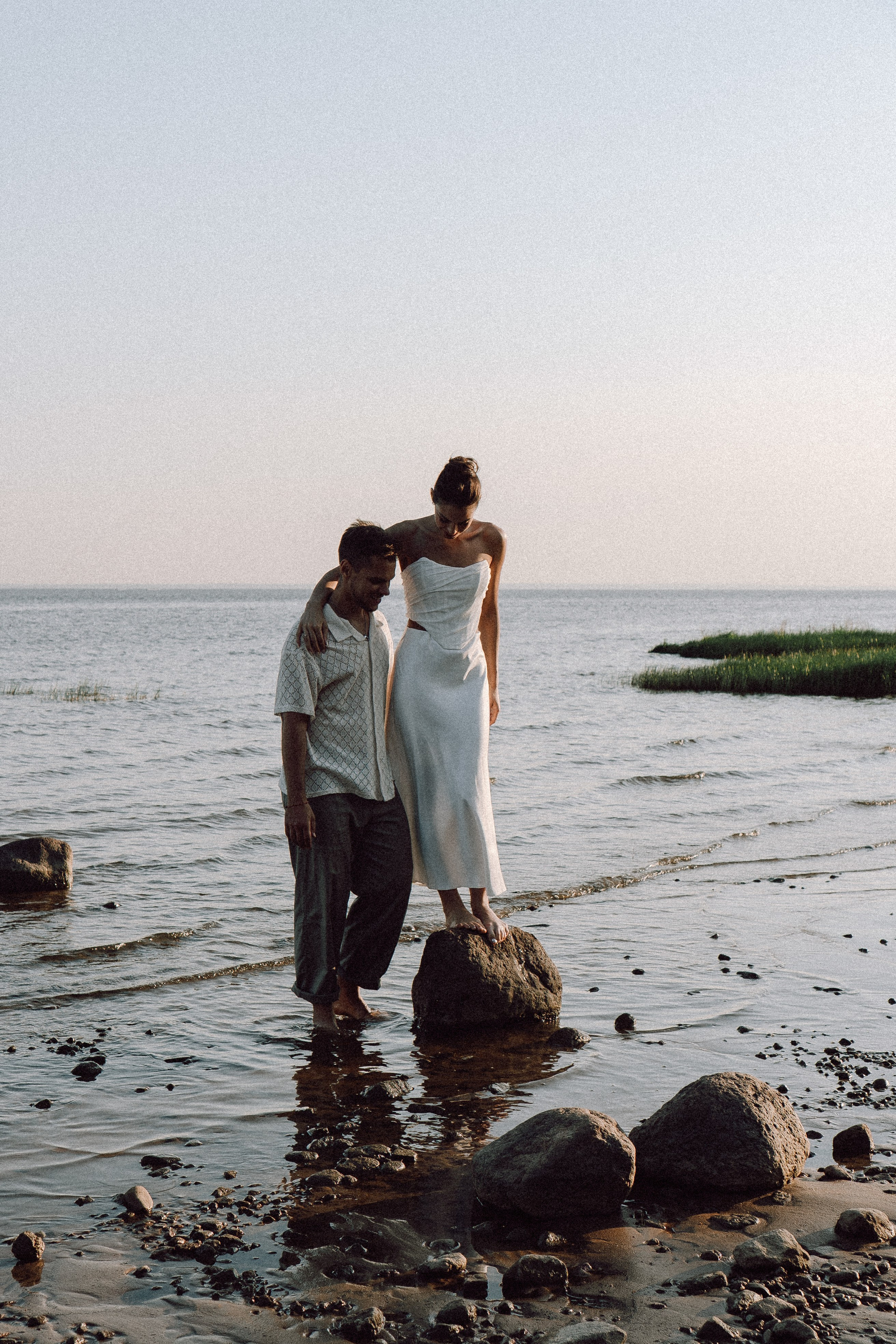 СВАДЕБНАЯ ФОТОСЕССИЯ ВЫЕЗДНОЙ ЦЕРЕМОНИИ (ФИНСКИЙ ЗАЛИВ). Профессиональный фотограф, Санкт-Петербург — Виктория Богомолова