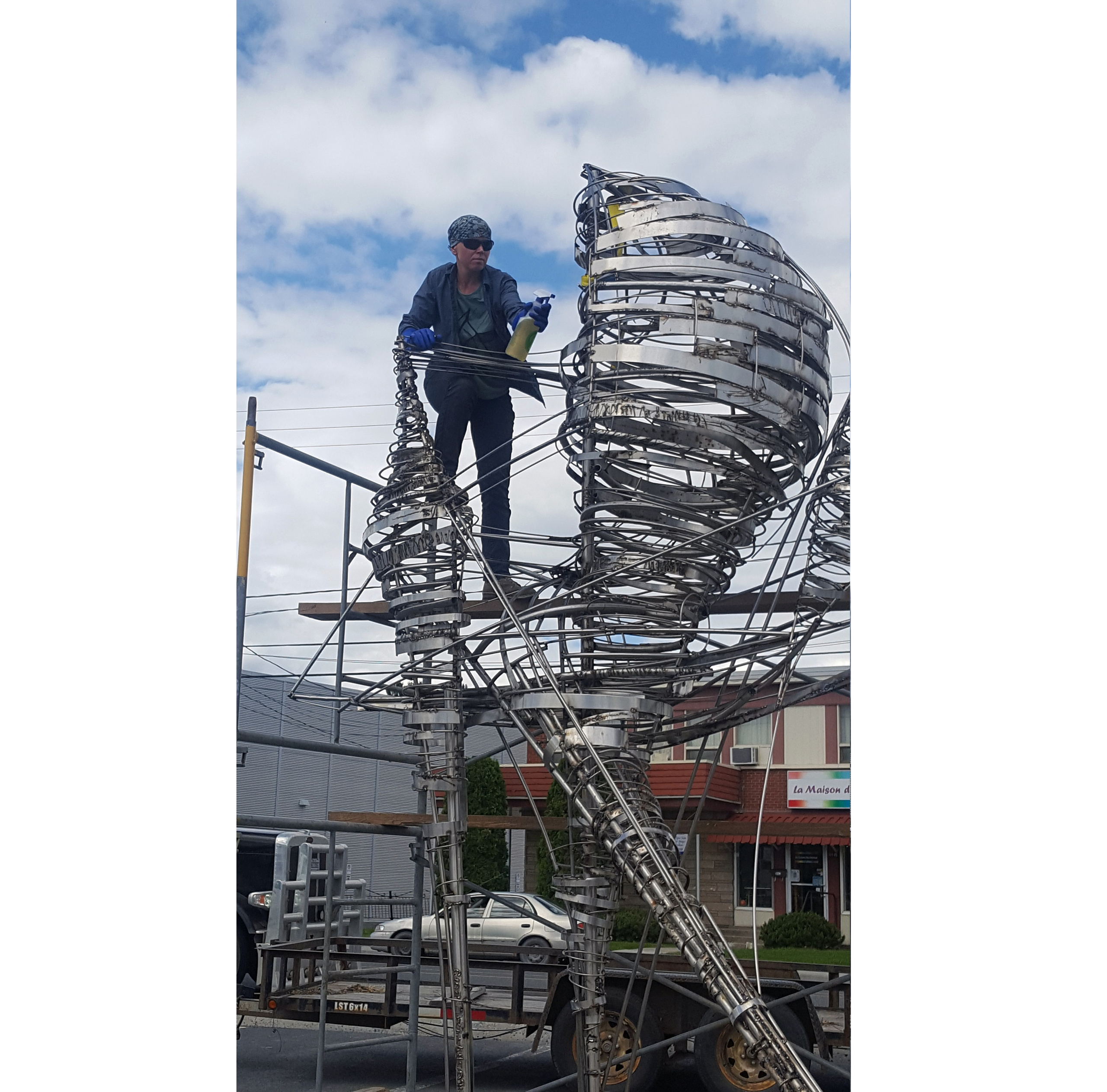 Водный путь / Летучий корабль/Канада/Квебек/2019. Художник — скульптор Антонина Фатхуллина