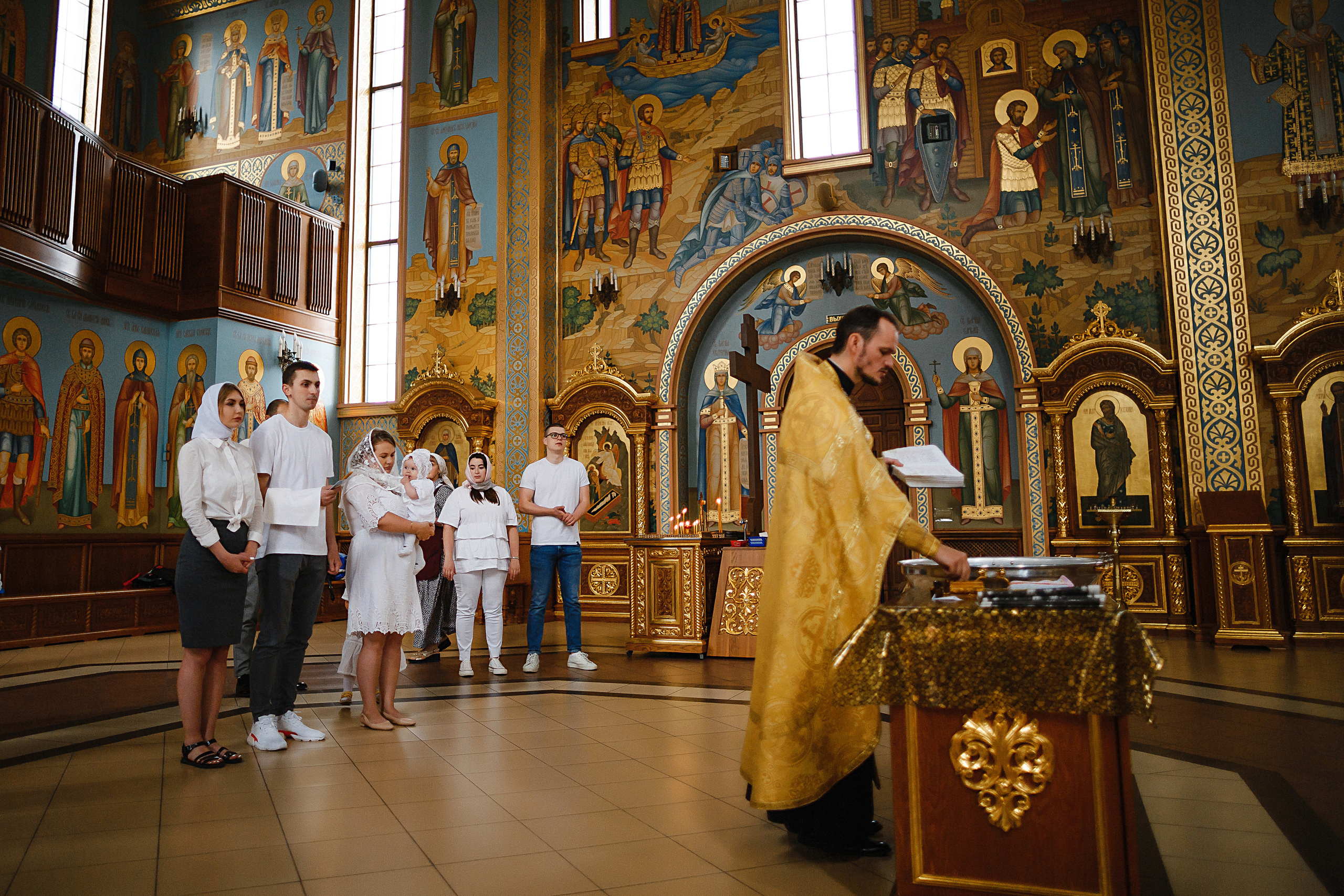Таинство крещения. Свадебный фотограф Калининград Пасюта Данила