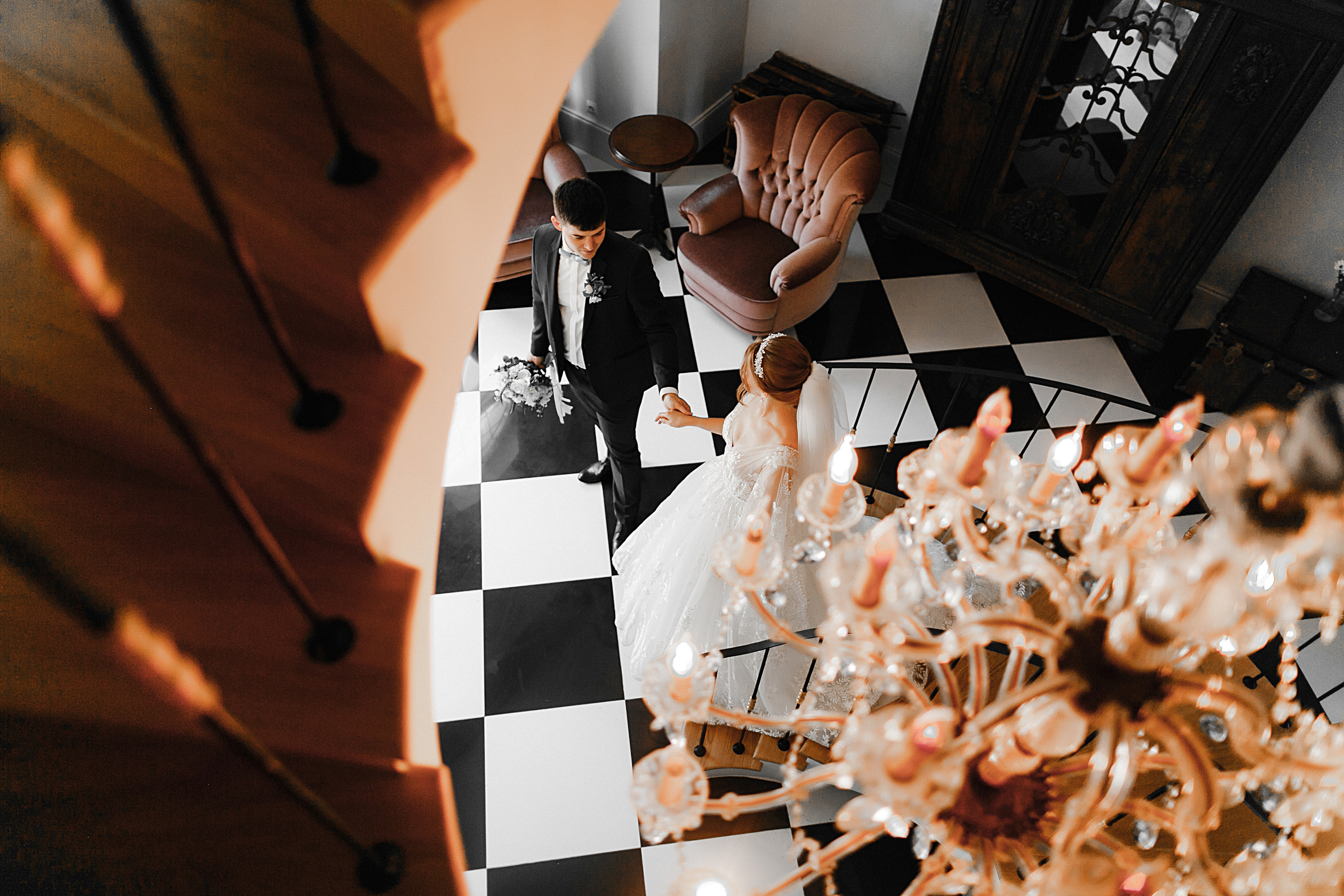 Молодожены в Усадьбе в шикарном интерьере