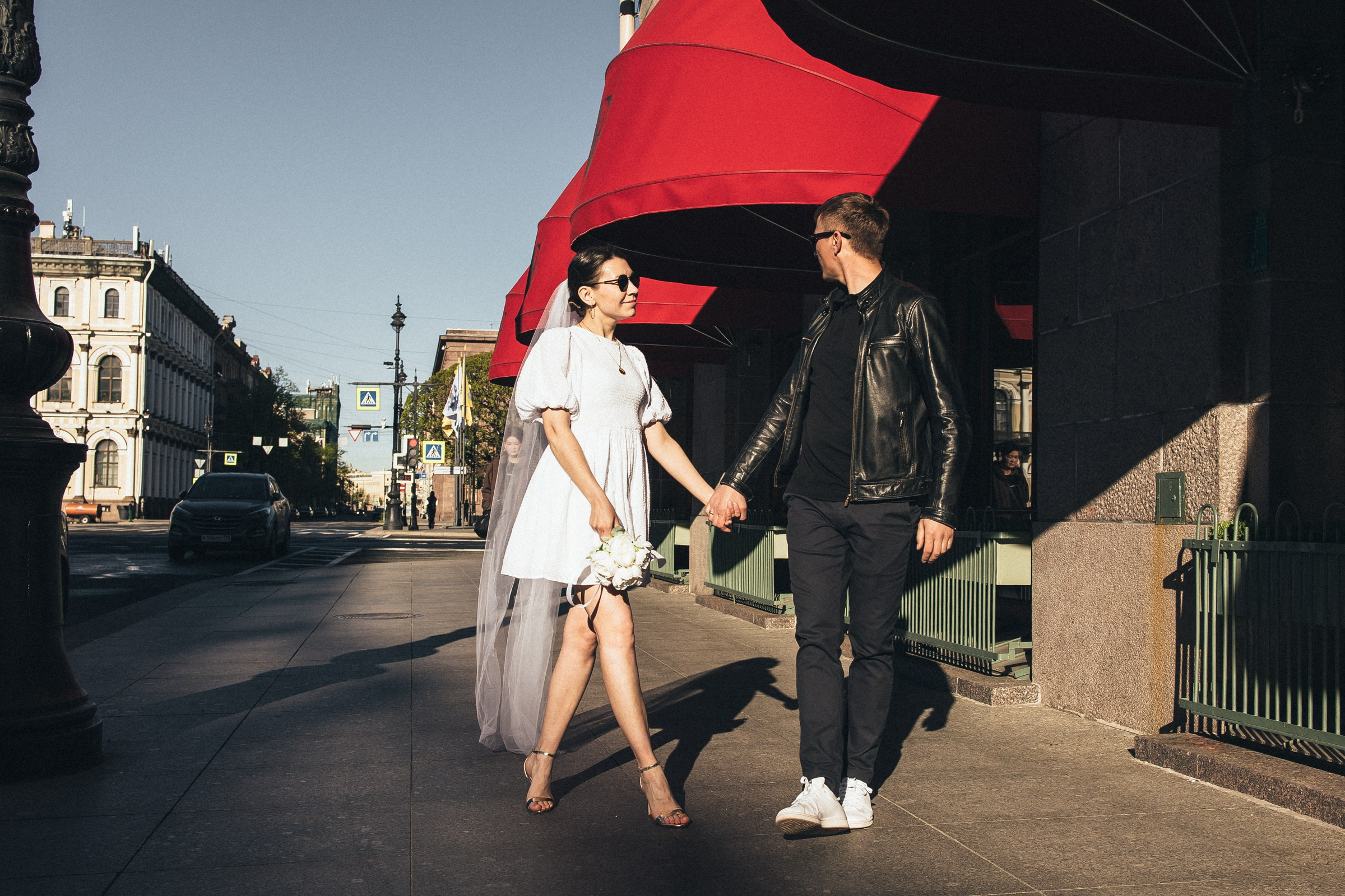 Свадебная прогулка по Петербургу Женя+Женя. Фотограф в Санкт-Петербурге Аня Григорьева ♡