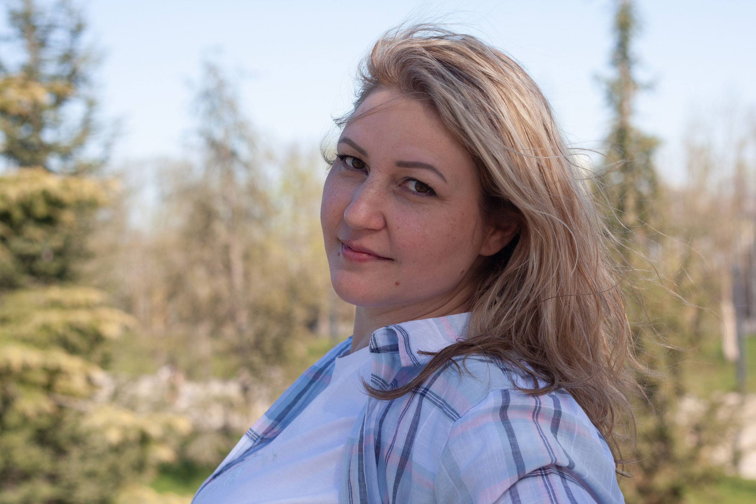 В парке. Фотограф