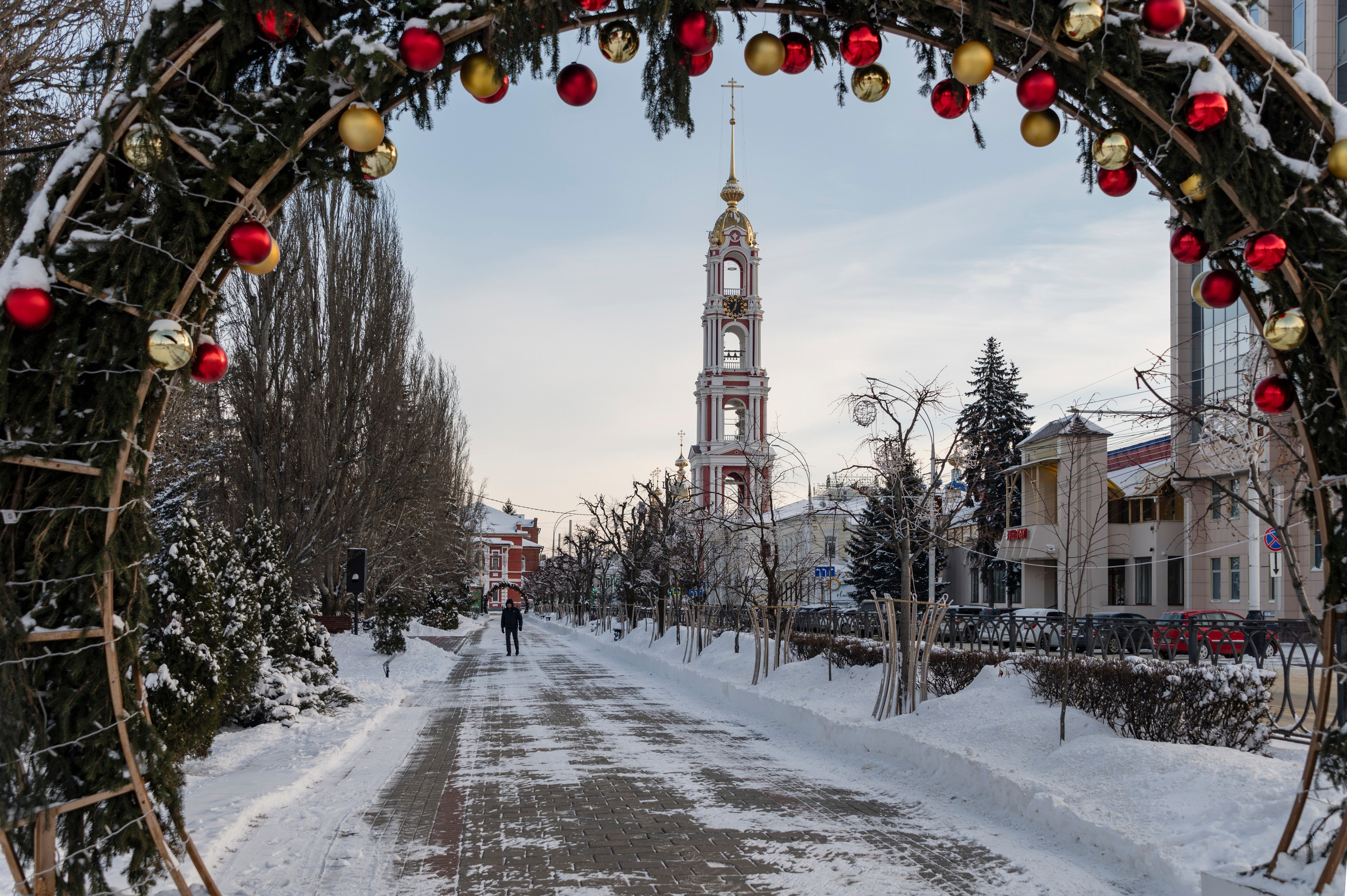 Январский Тамбов. 2024 год. Фотограф Роман Адлер