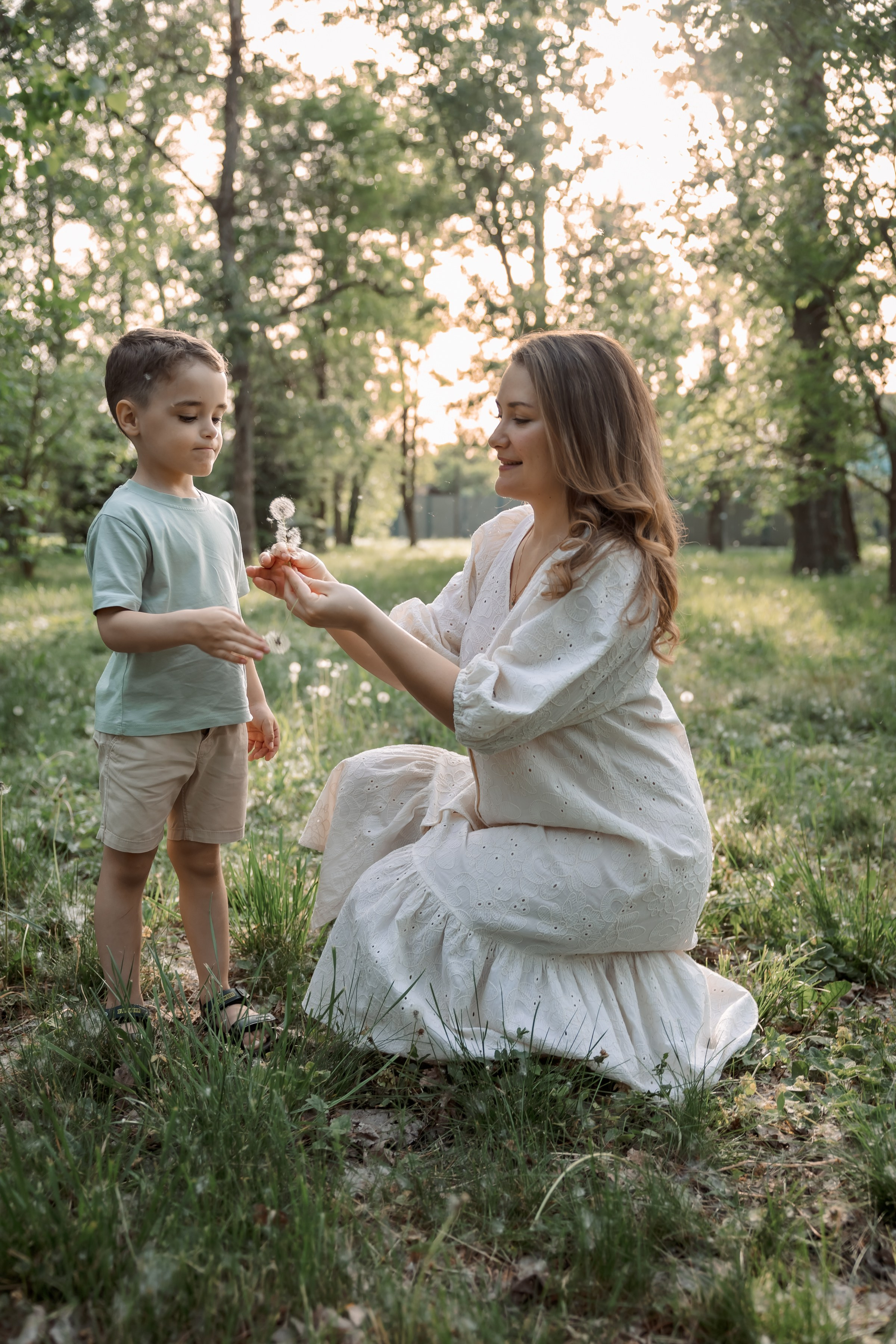Мама и сын — прогулка в парке. Семейный и детский фотограф в Краснодаре Ксения Новикова