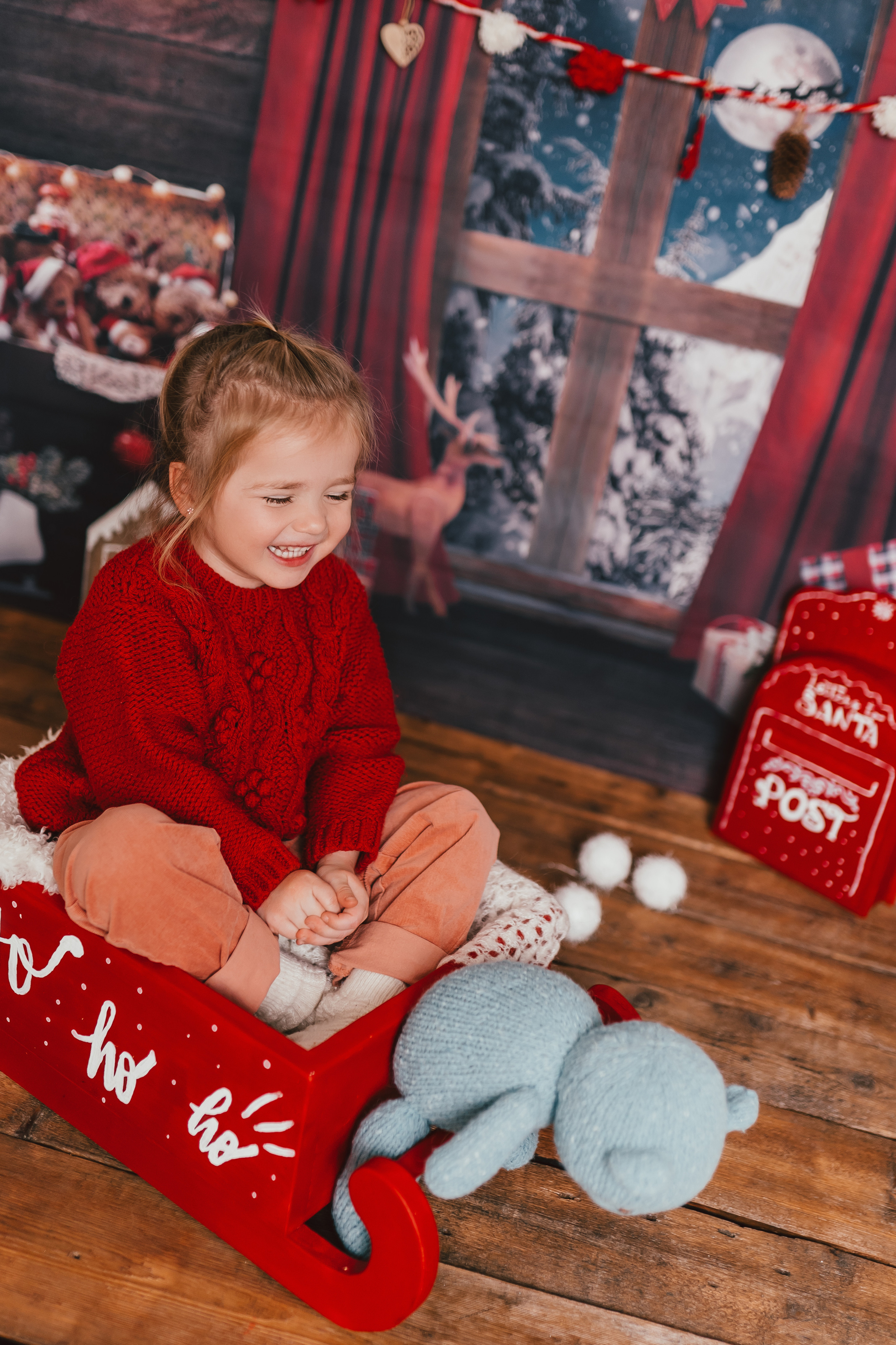 Новогодняя фотосессия в студии Домодедово. Фотограф новорожденных Москва, Домодедово