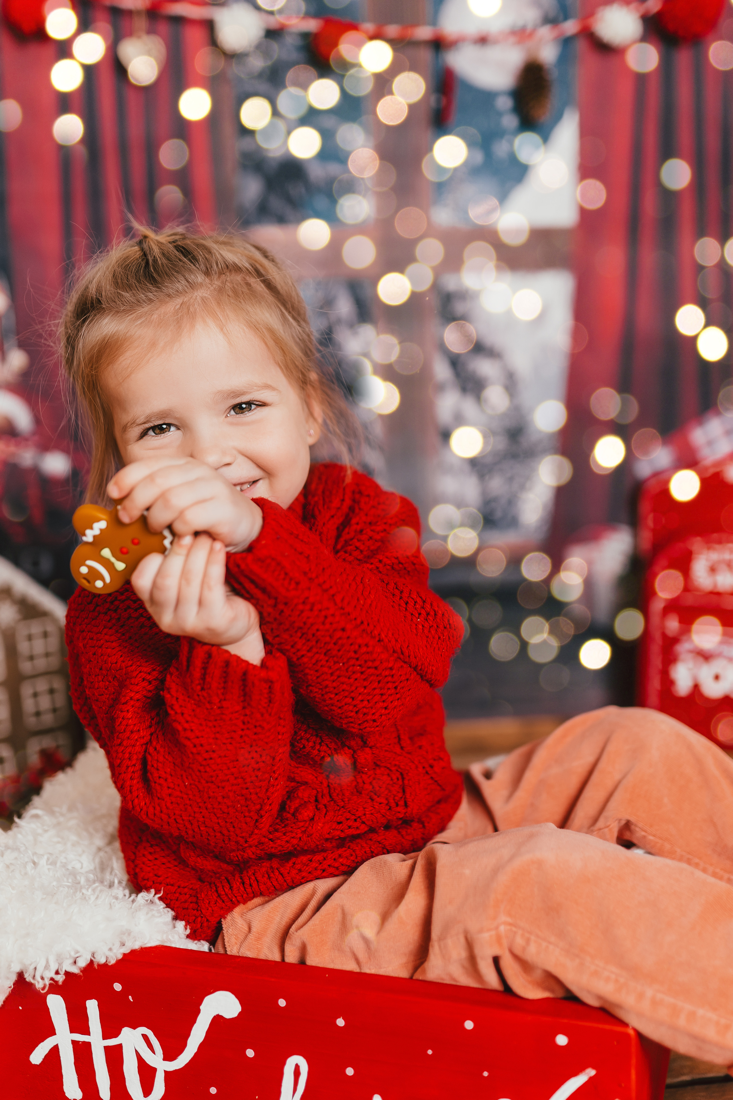 Новогодняя фотосессия в студии Домодедово. Фотограф новорожденных Москва, Домодедово
