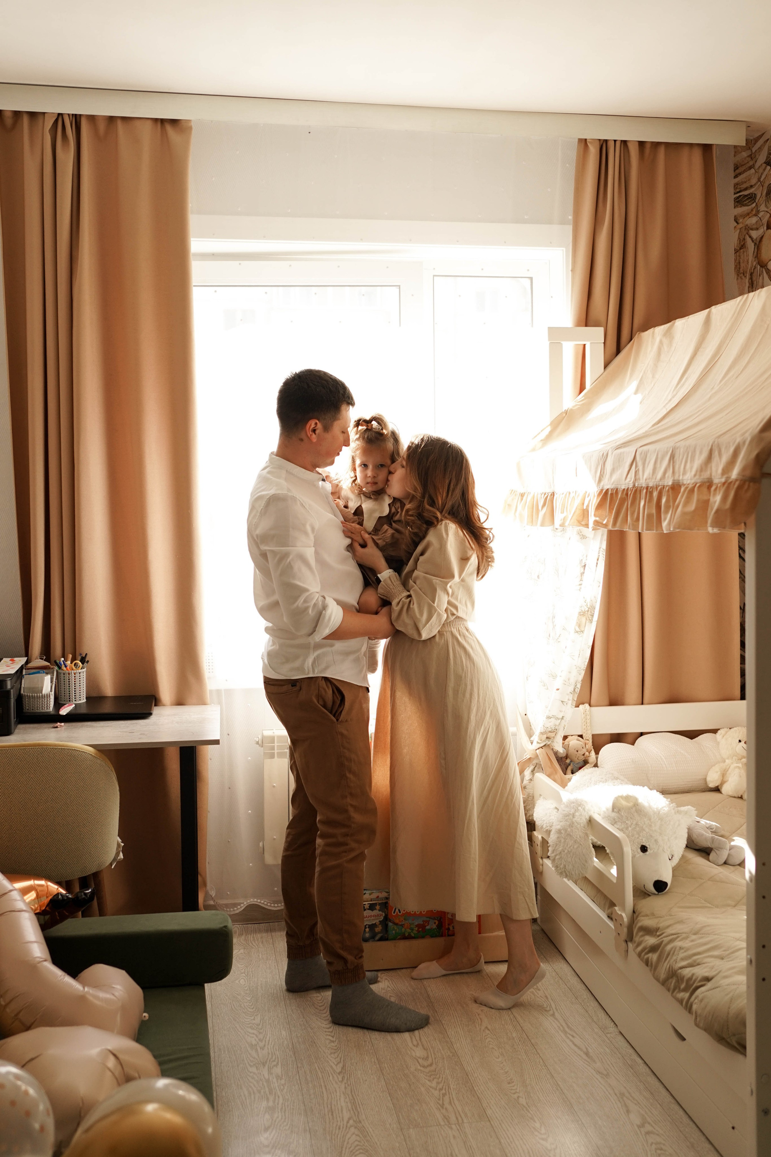 Таня, Саша, Варя +1 (домашняя съемка). Фотограф в Иркутске