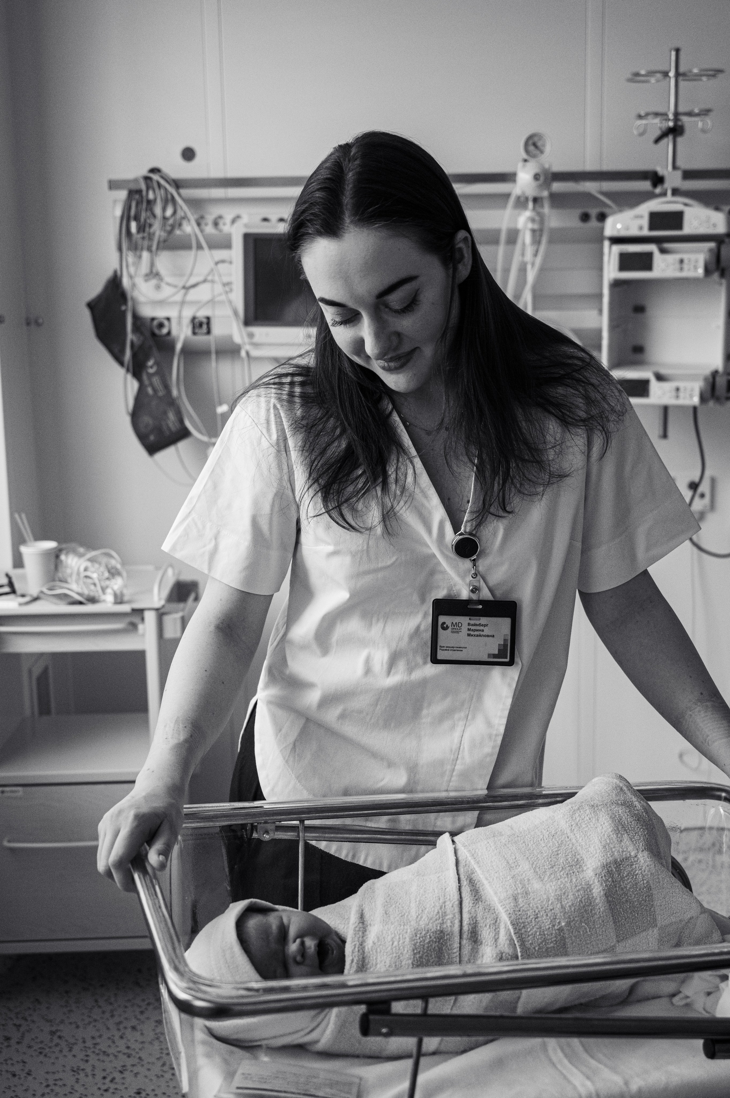 Верочка родилась в МД Лахта / Вайнберг М.М. / Тимофеева Н.В. Фотограф на роды СПБ Юлия Герасимова