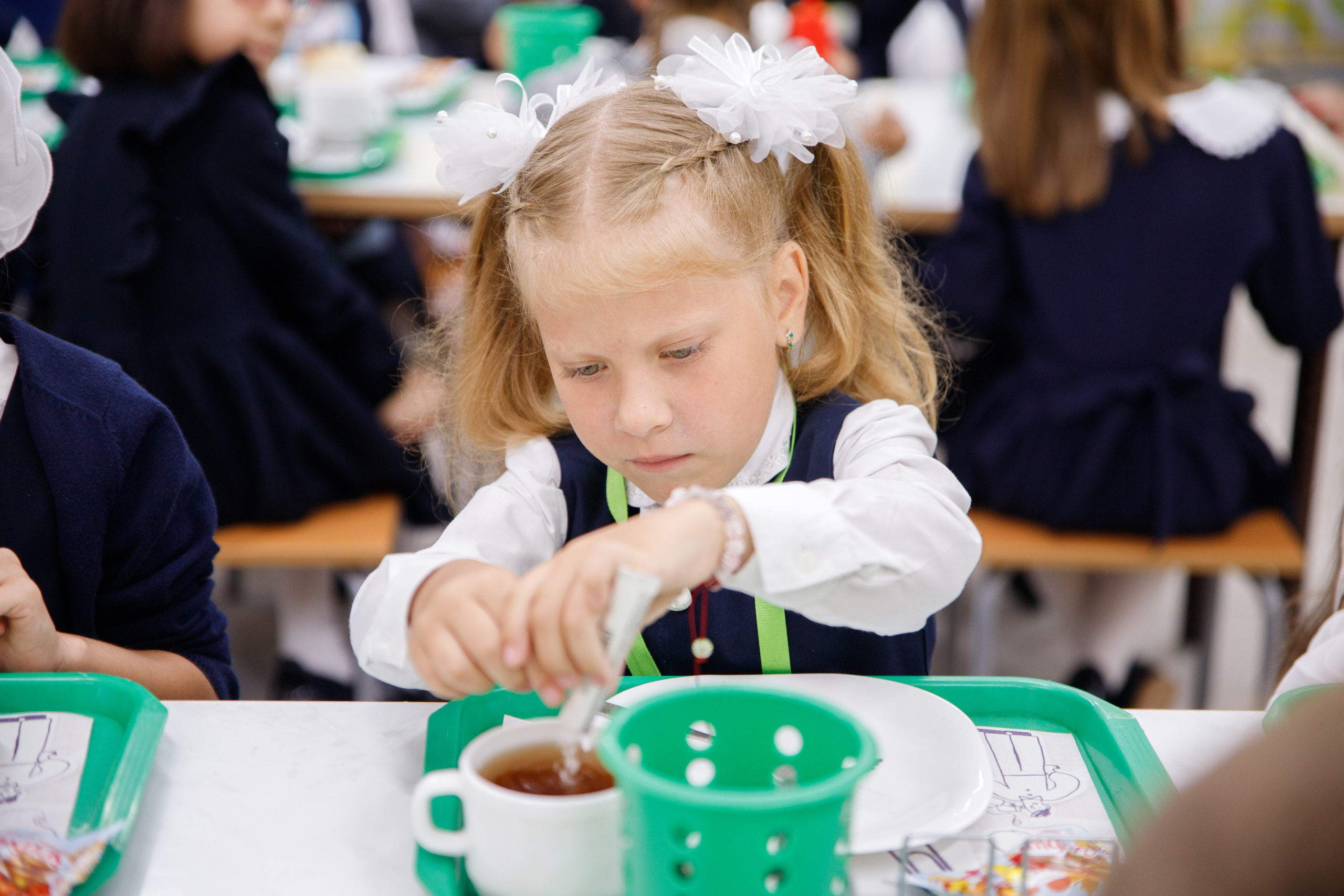 Репортажная съемка первого сентября для первоклассников. Семейный и школьный фотограф в Москве Анна Ткач