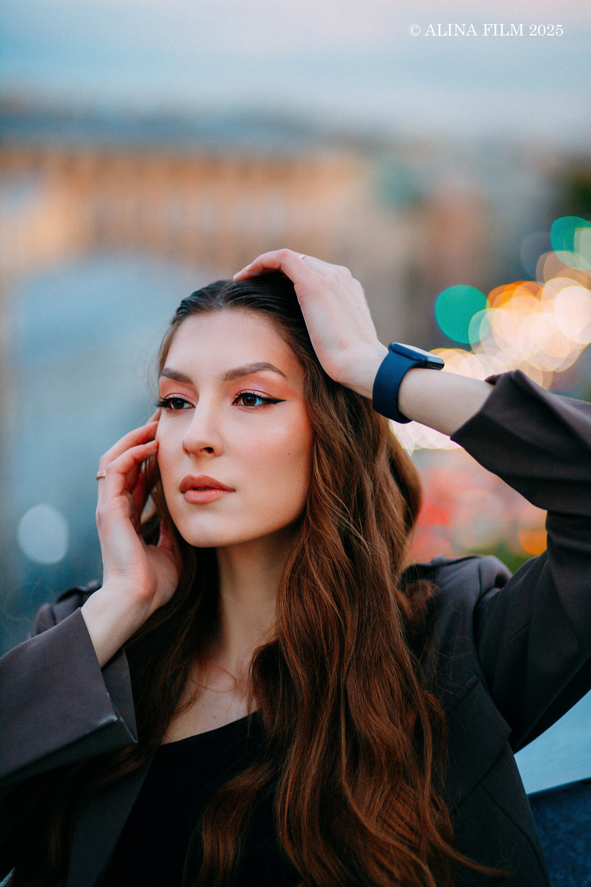 Фотосессия на крыше в Питере (лавстори). Фотограф в Санкт-Петербурге Alina Film