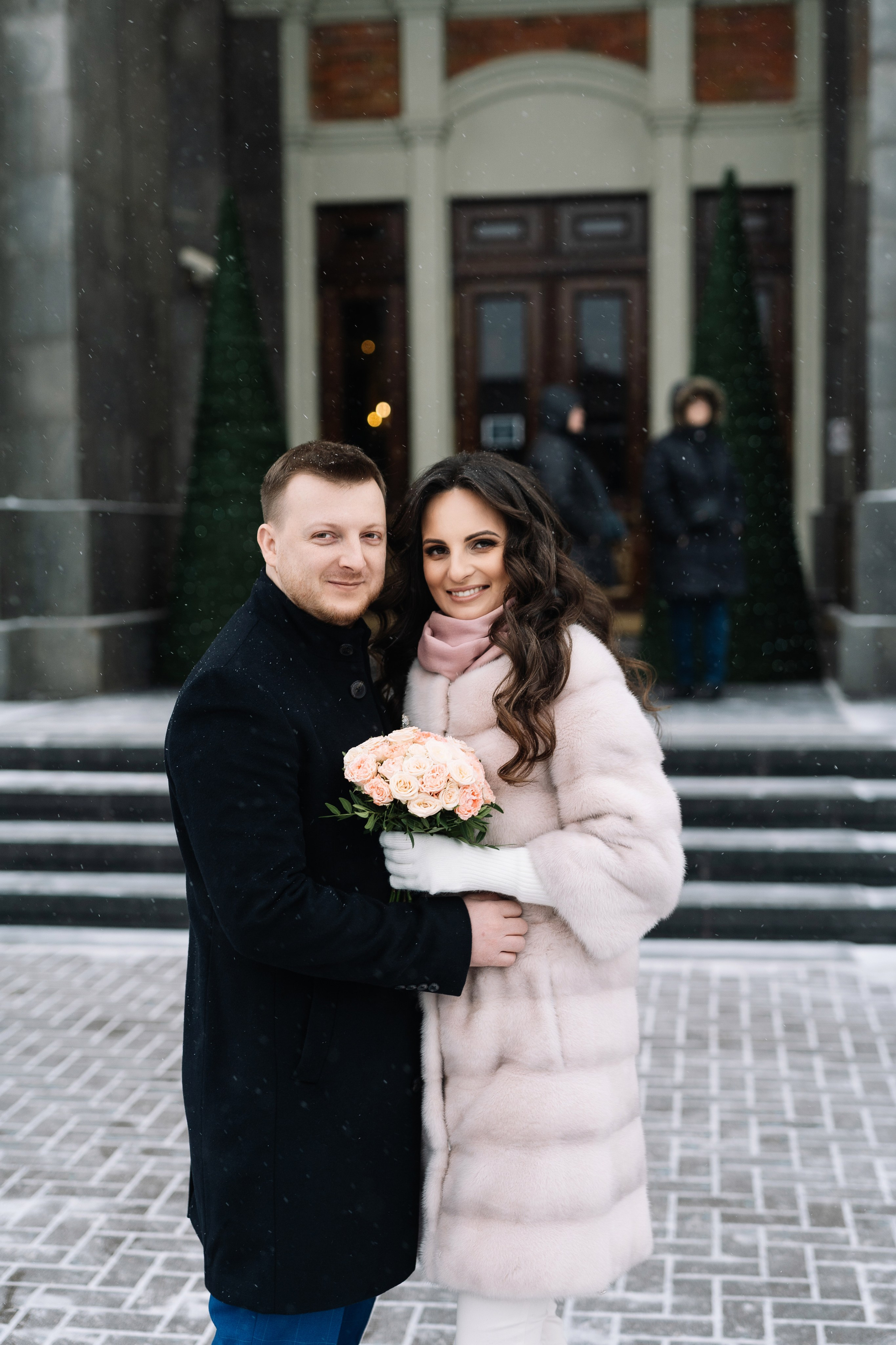Свадебная фотосессия Лилии и Романа, прогулка в центре Москвы. Свадебный фотограф в Тамбове Павел Четвертков