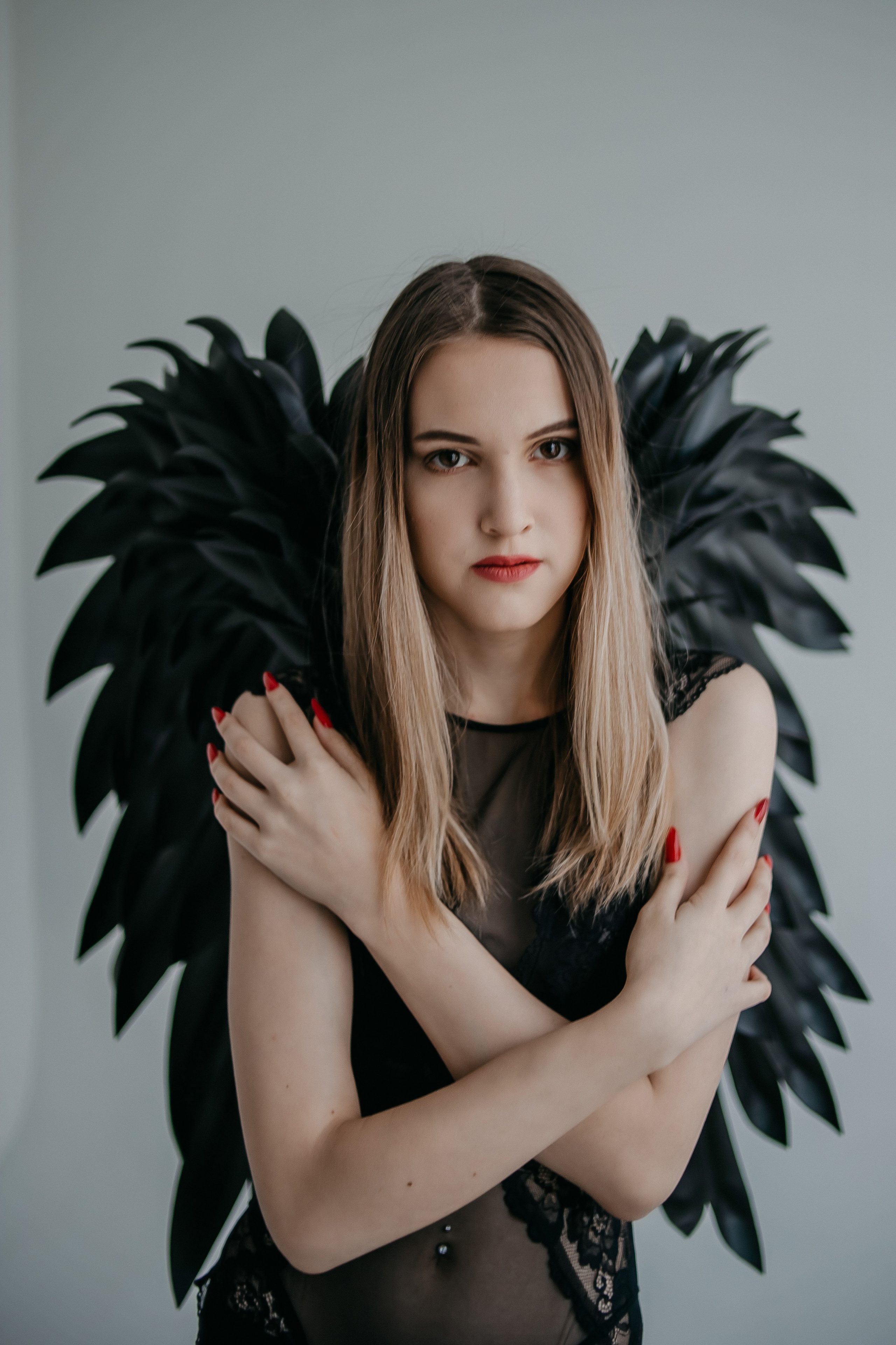 Татьяна. Черный ангел. Фотограф Регина Крикунова г. Красноярск