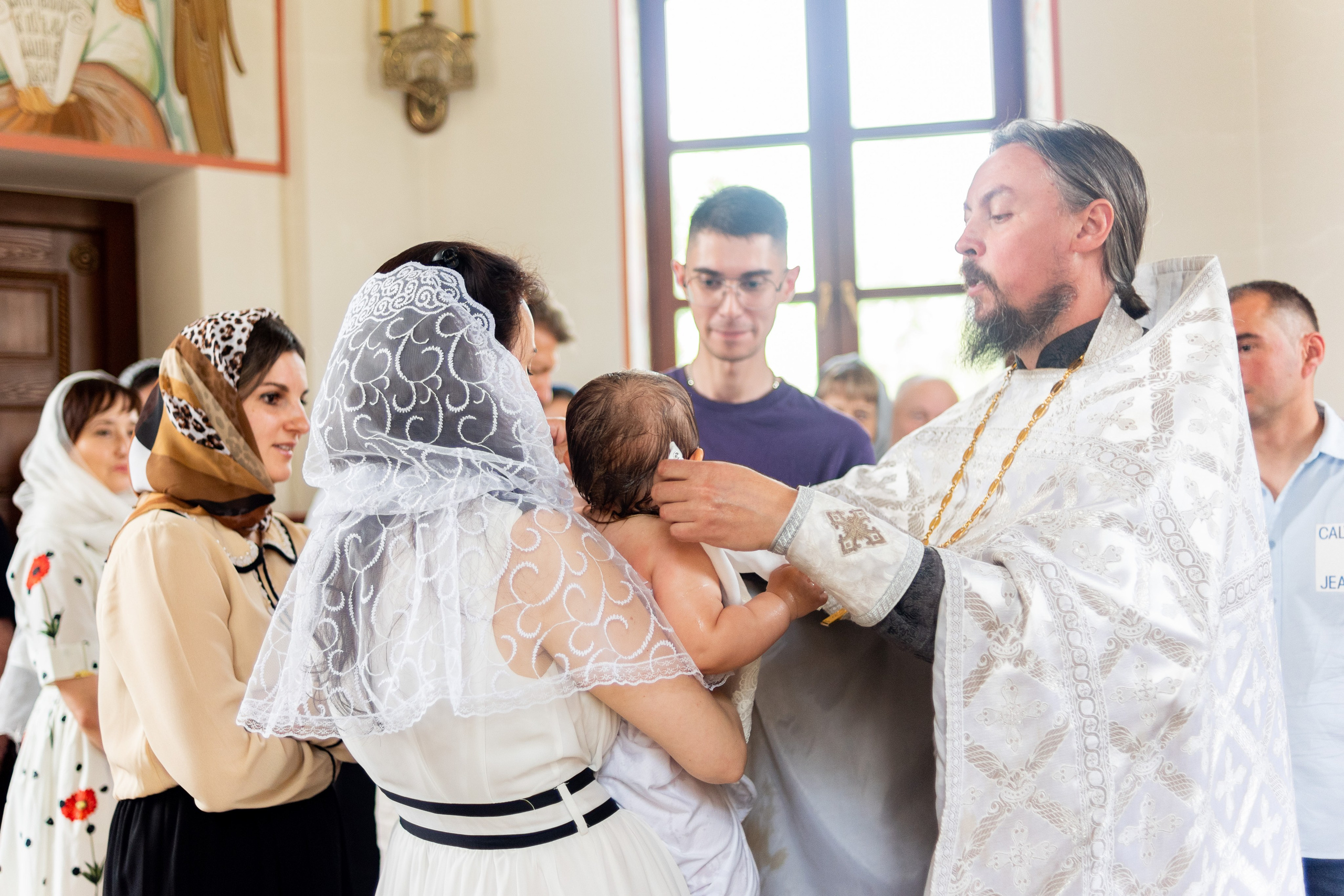Крещение Ники. Фотограф Юлия Попова