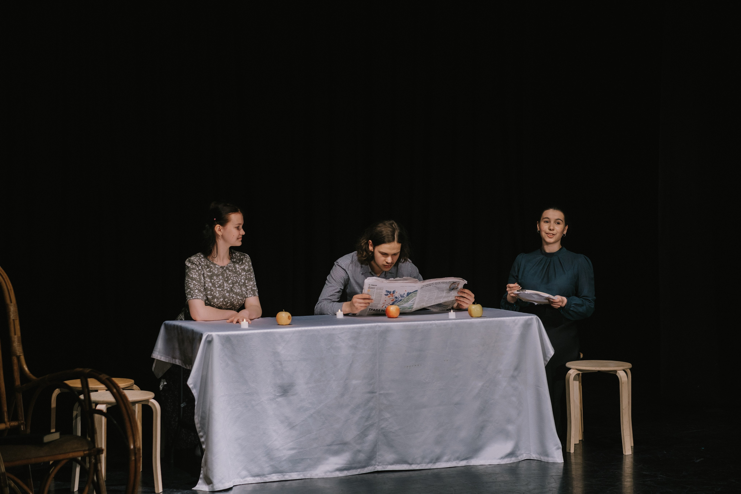 Детская театральная студия «Ирбис», спектакль. Репортажный и портретный фотограф в Москве Илья Спиридонов