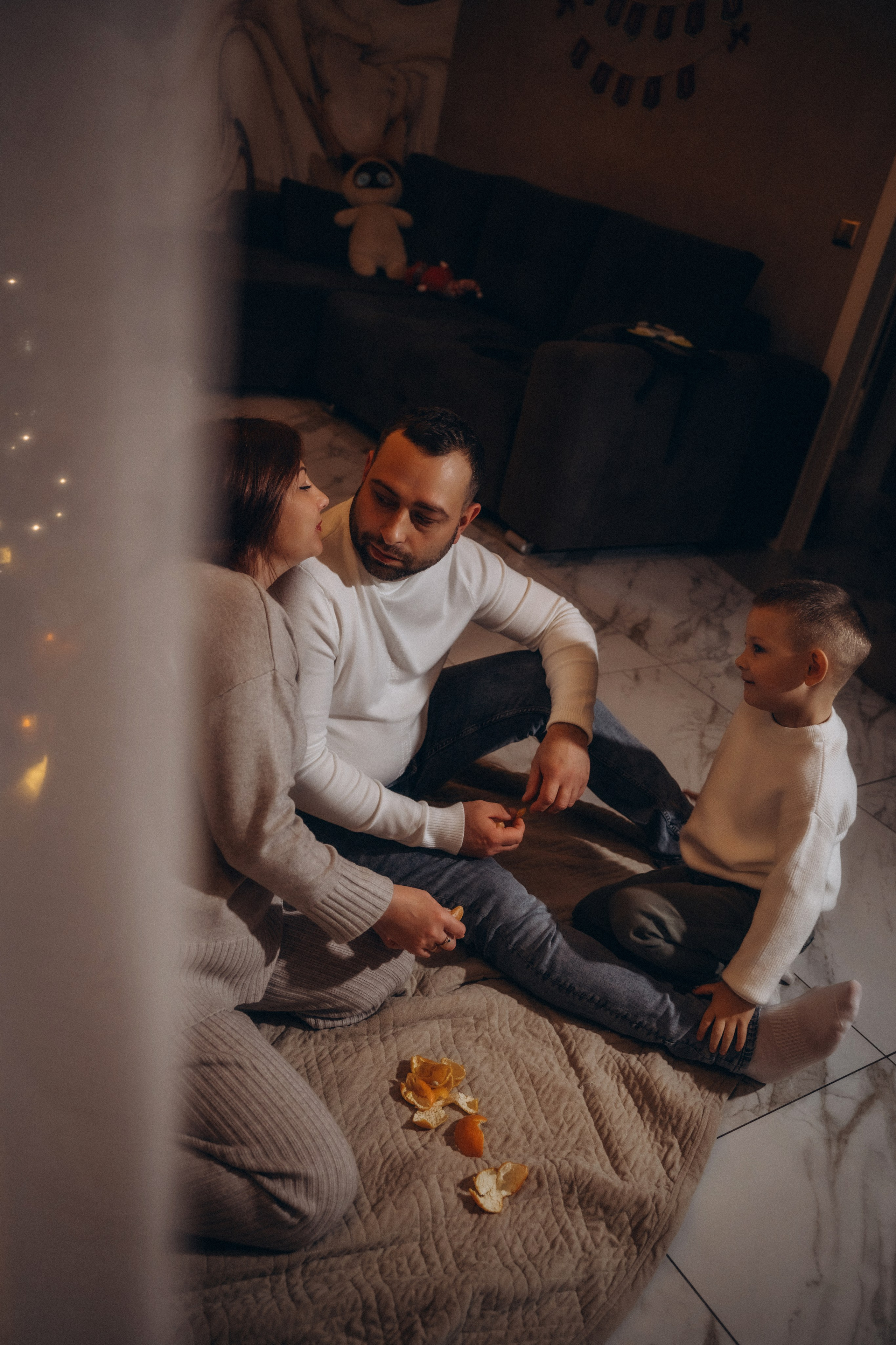 Семья Киприяновы, Новый год дома. Семейный фотограф в Белгороде Амелина Алина