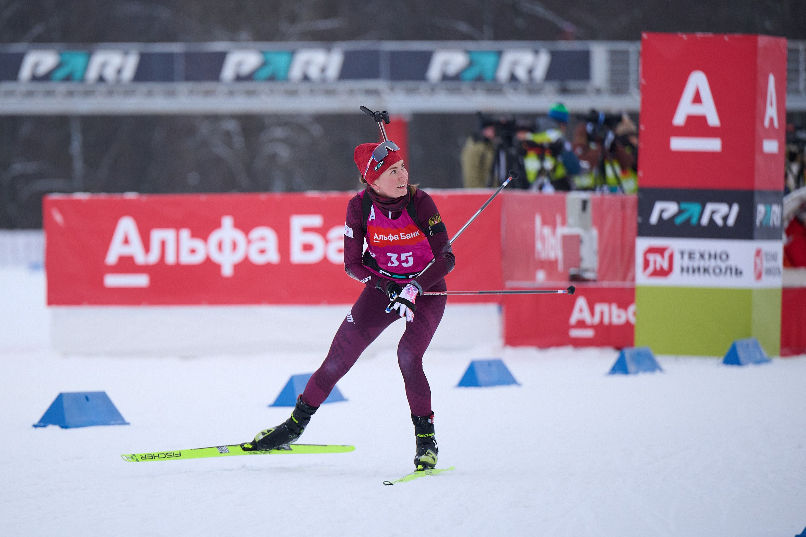 Биатлон. Чемпионат России — 2024/2025, 3-й этап, Ижевск. Ижевская винтовка. Спортивный репортажный фотограф в Ижевске Сергей Мерзляков