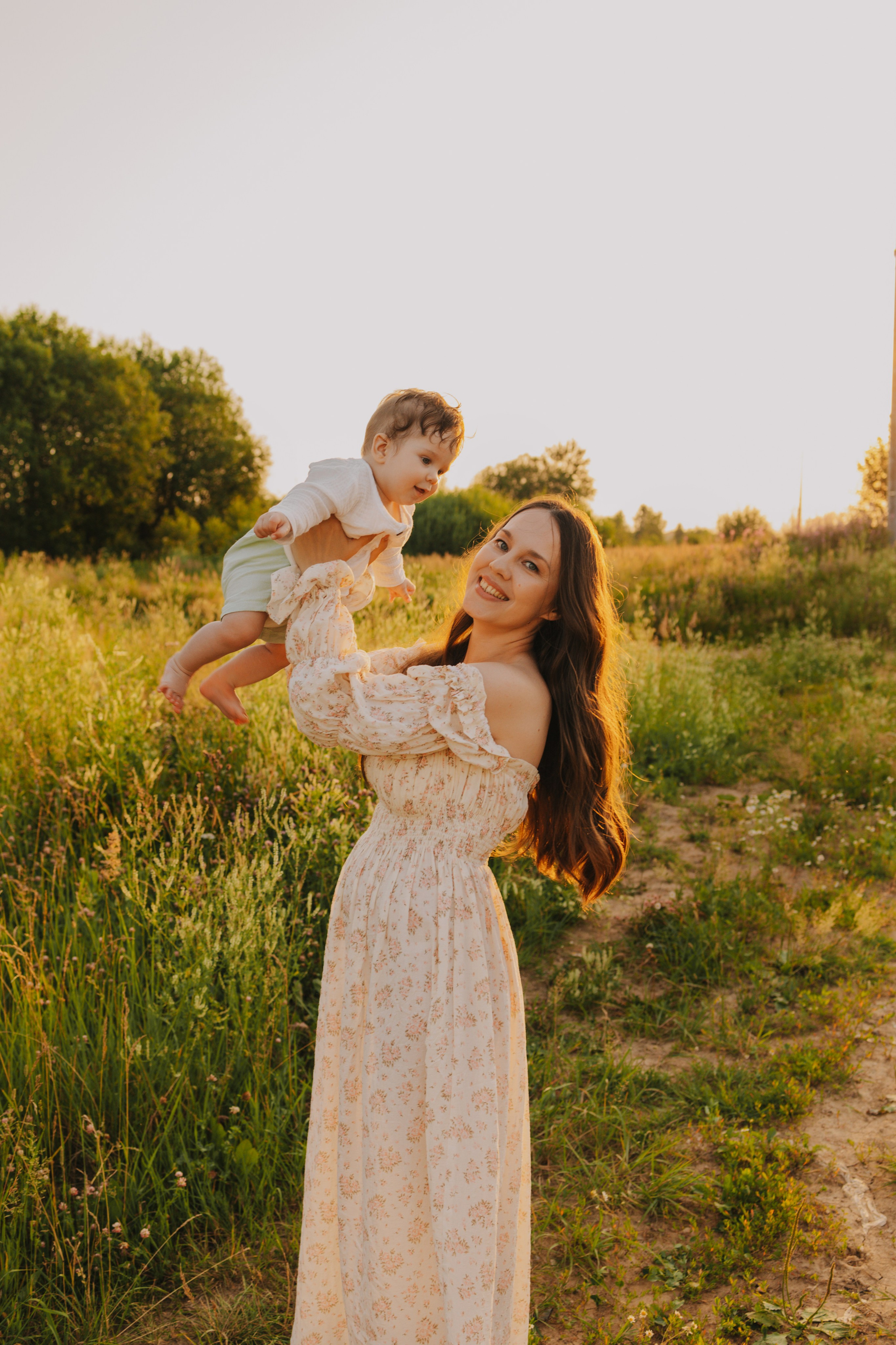 Семейный Пикник: Летняя Съемка