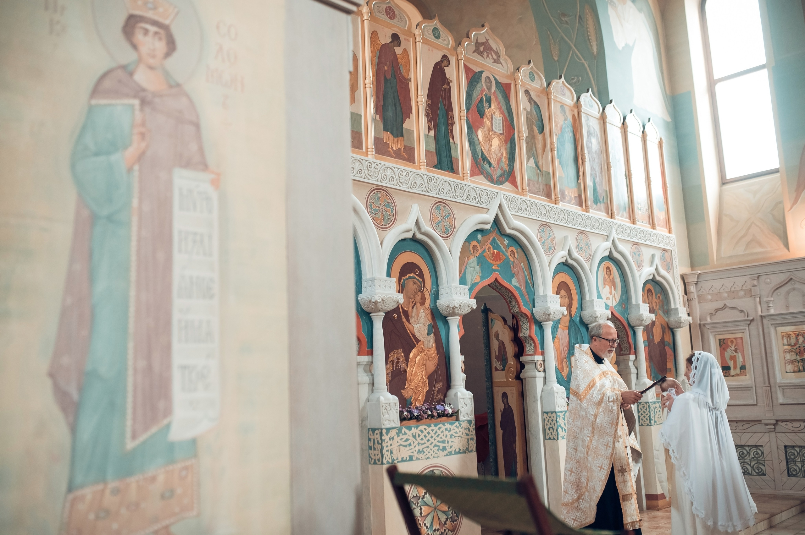 Таинство Крещения Церковь иконы Божией матери Всецарица. Семейный фотограф Олеся Батурина Рязань