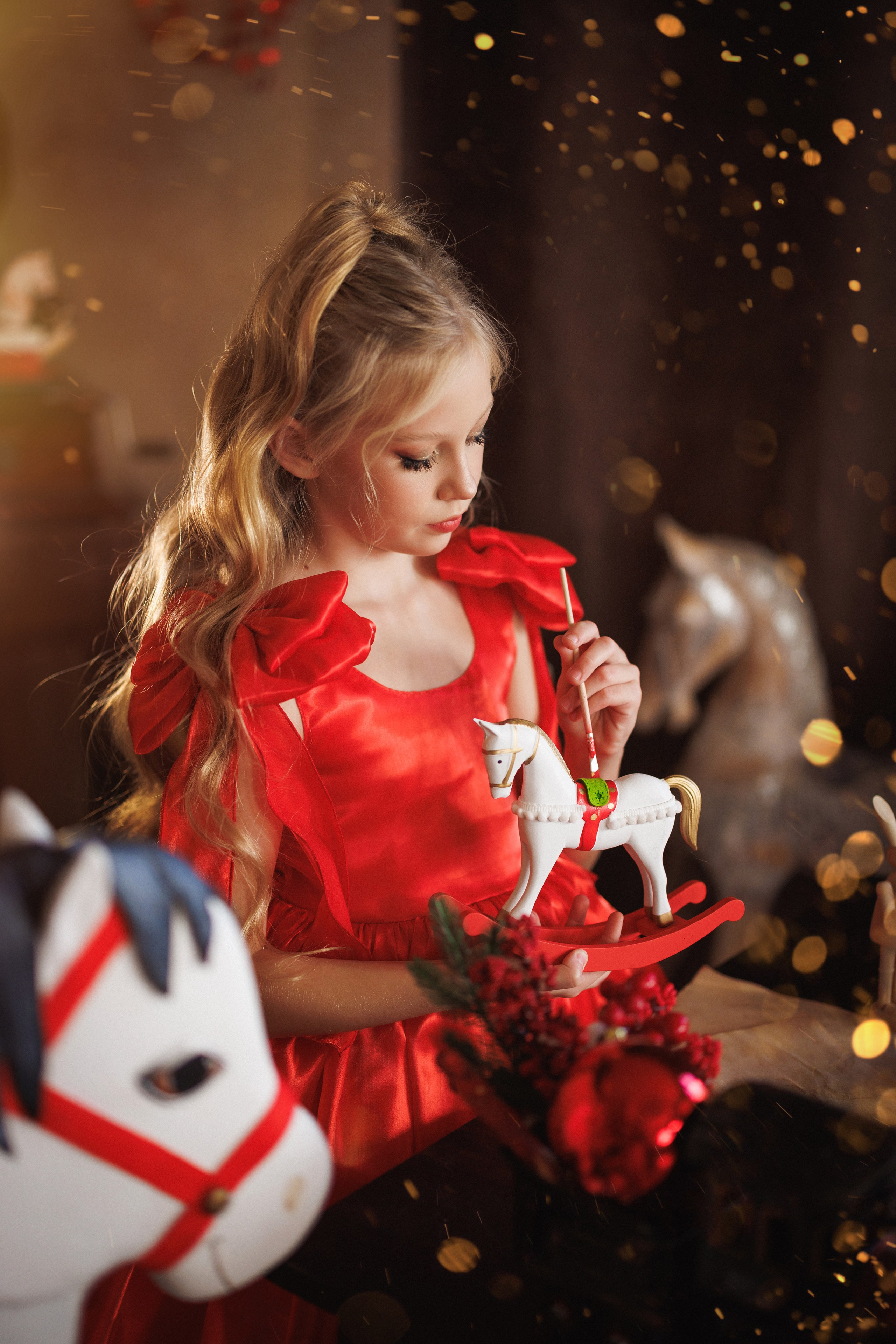 Новогодняя фотосессия в фотостудии «Эль», город Краснодар. Семейный и детский фотограф в Краснодаре Анна Трашкова
