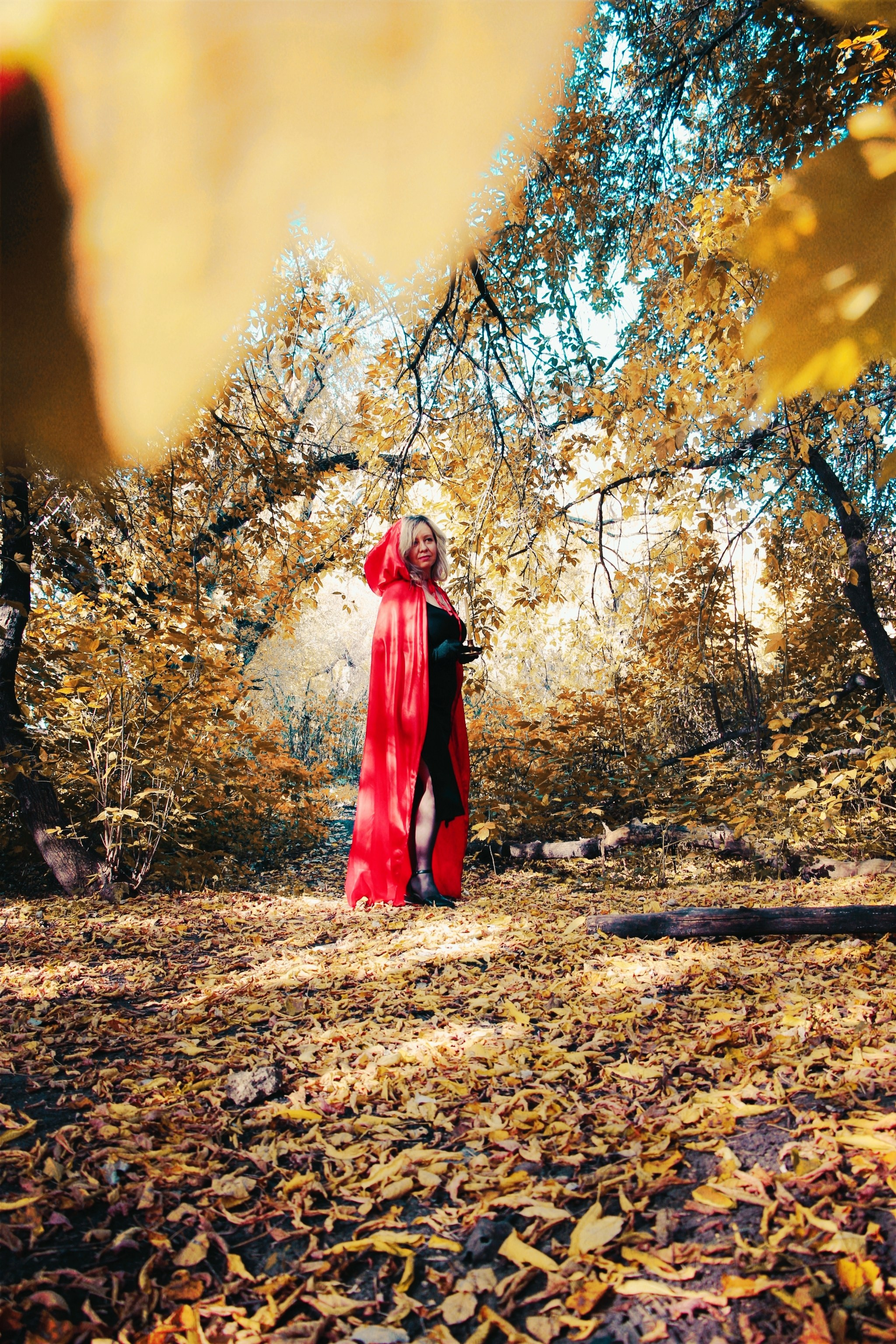 Елена в красном плаще…. Творческая, семейная Фотосъемка ДоброДарова Елена Омск