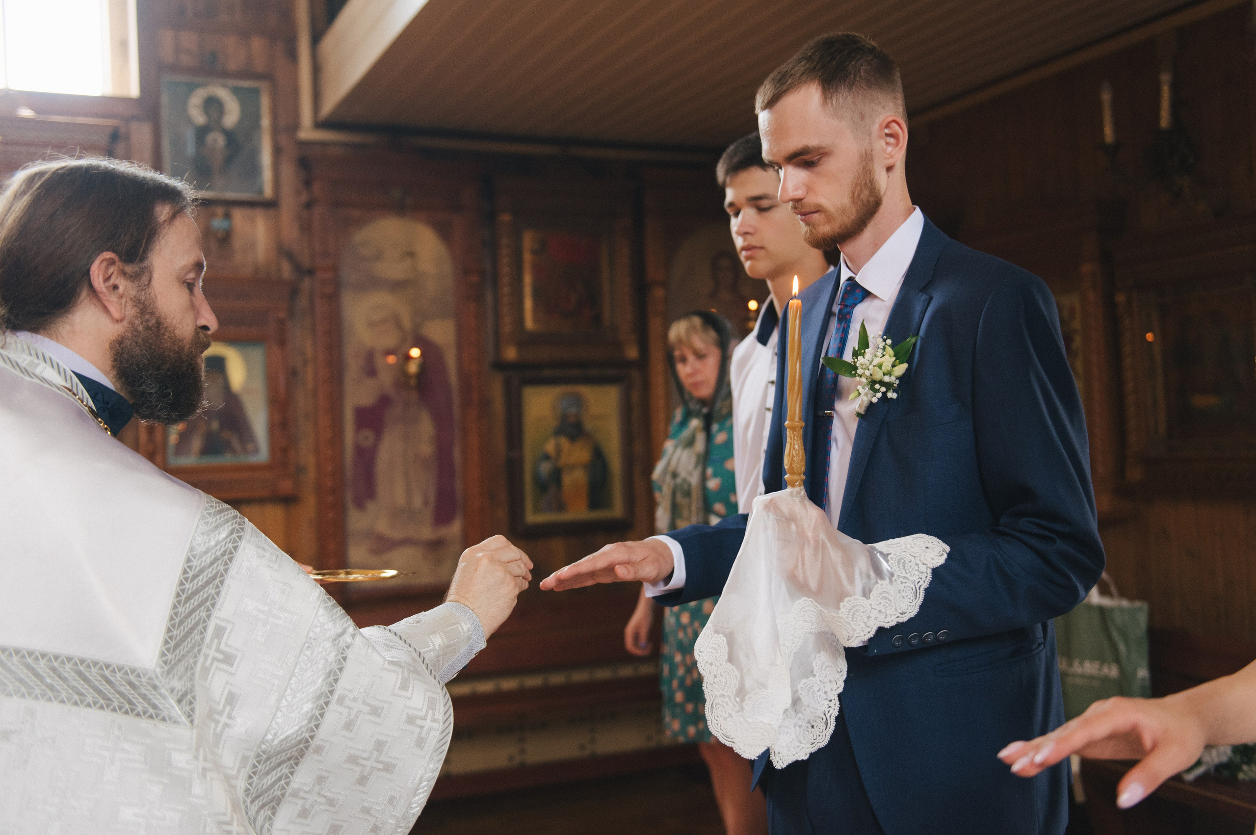 Венчание Никиты и Тони — Храм Иоанна Кронштадского. Свадебный и семейный фотограф Волгоград Москва