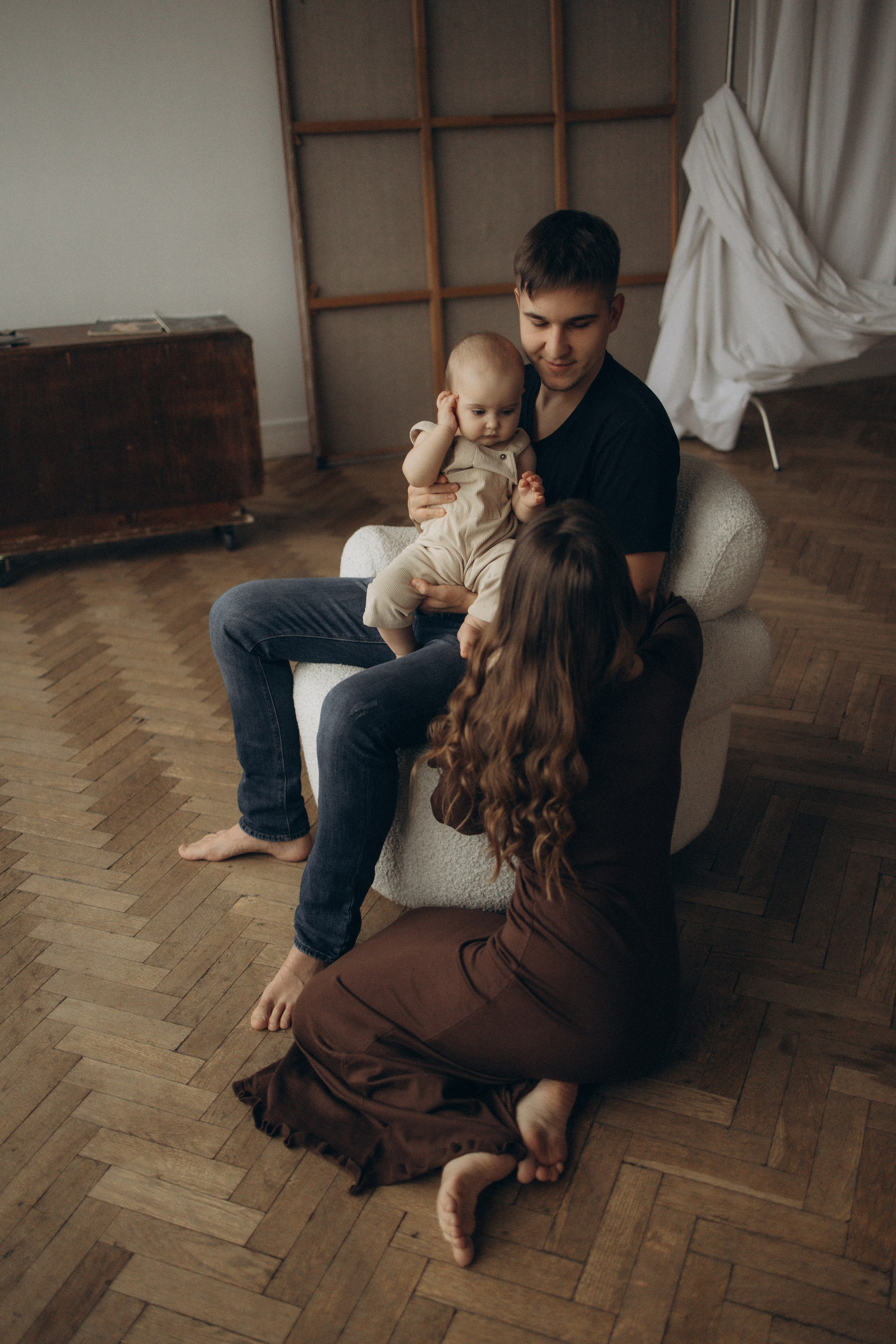 Настя, Никита и малышка Мира. Фотокарточки о вас и о большой любви!