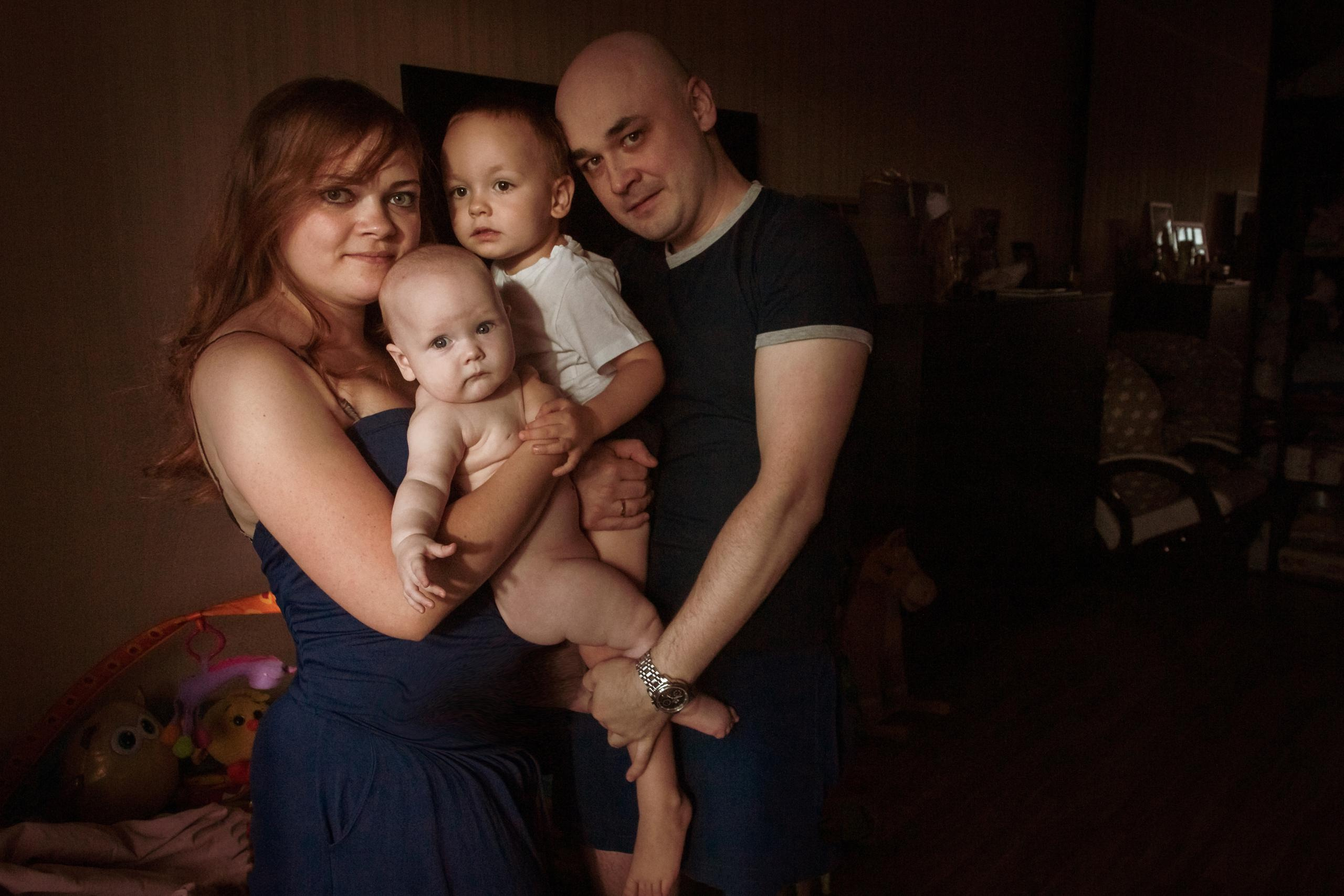 Семейная съёмка с грудничком. Семейный, Детский, Репортажный фотограф в Санкт-Петербурге Погодина Лю