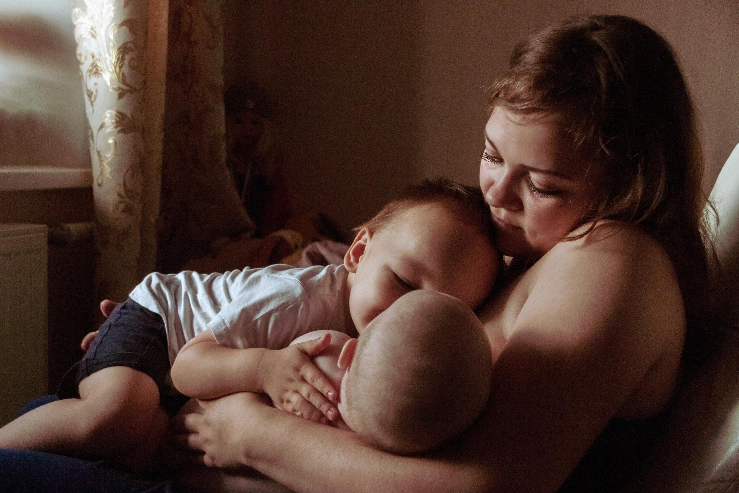 Семейная съёмка с грудничком. Семейный, Детский, Репортажный фотограф в Санкт-Петербурге Погодина Лю