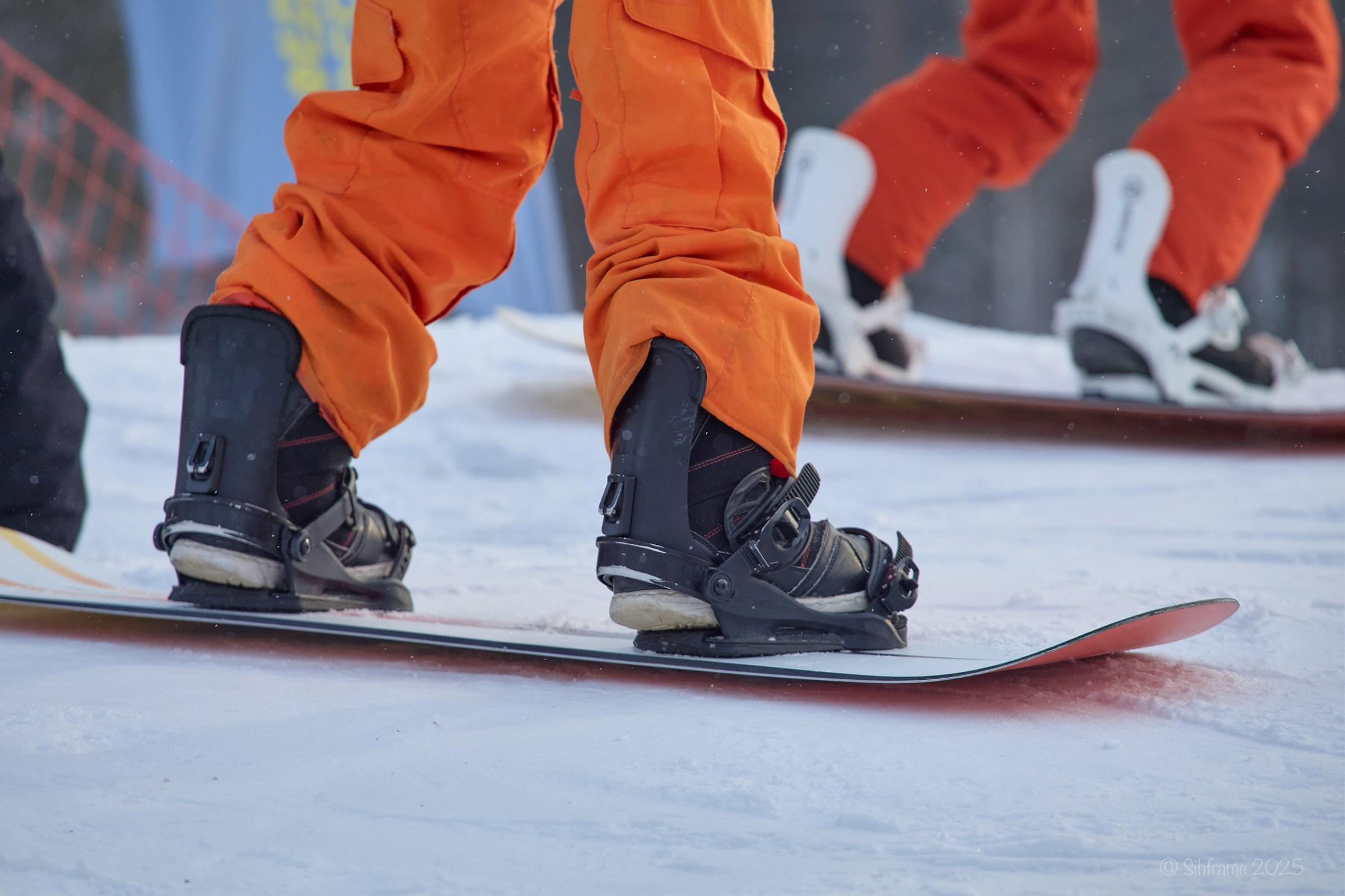 Ноги на сноуборде