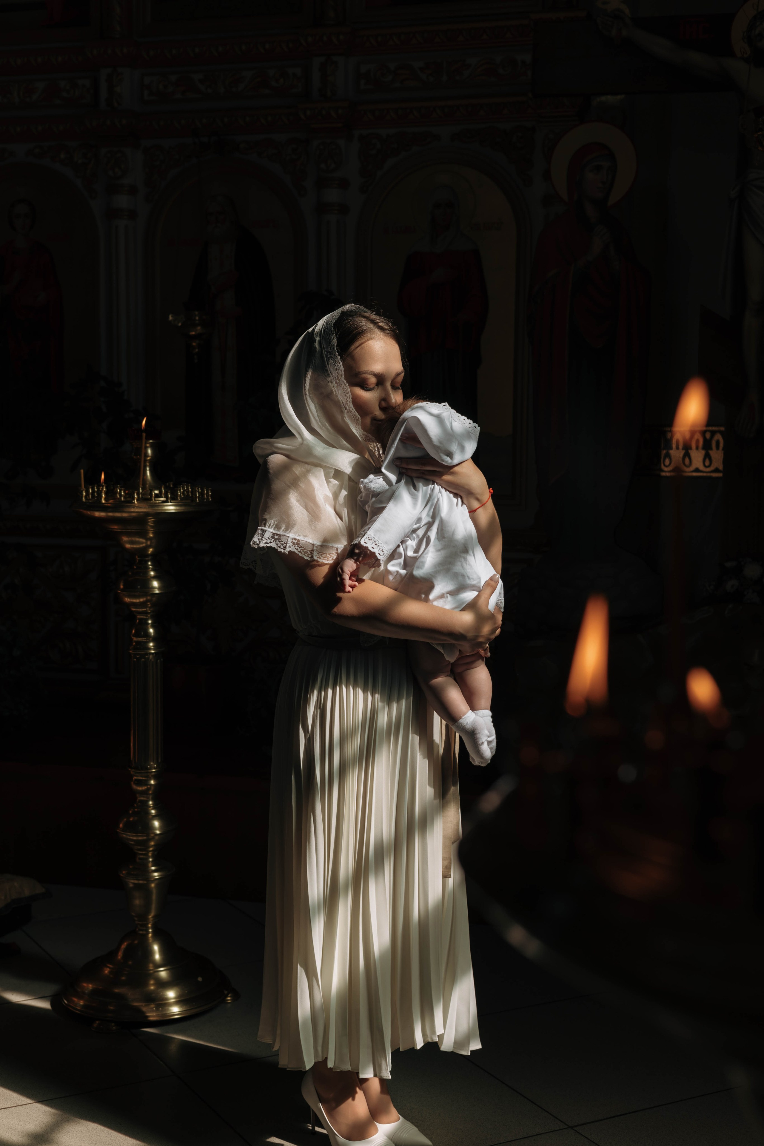 Таинство Крещения Савелия. Фотограф Сальск Катерина