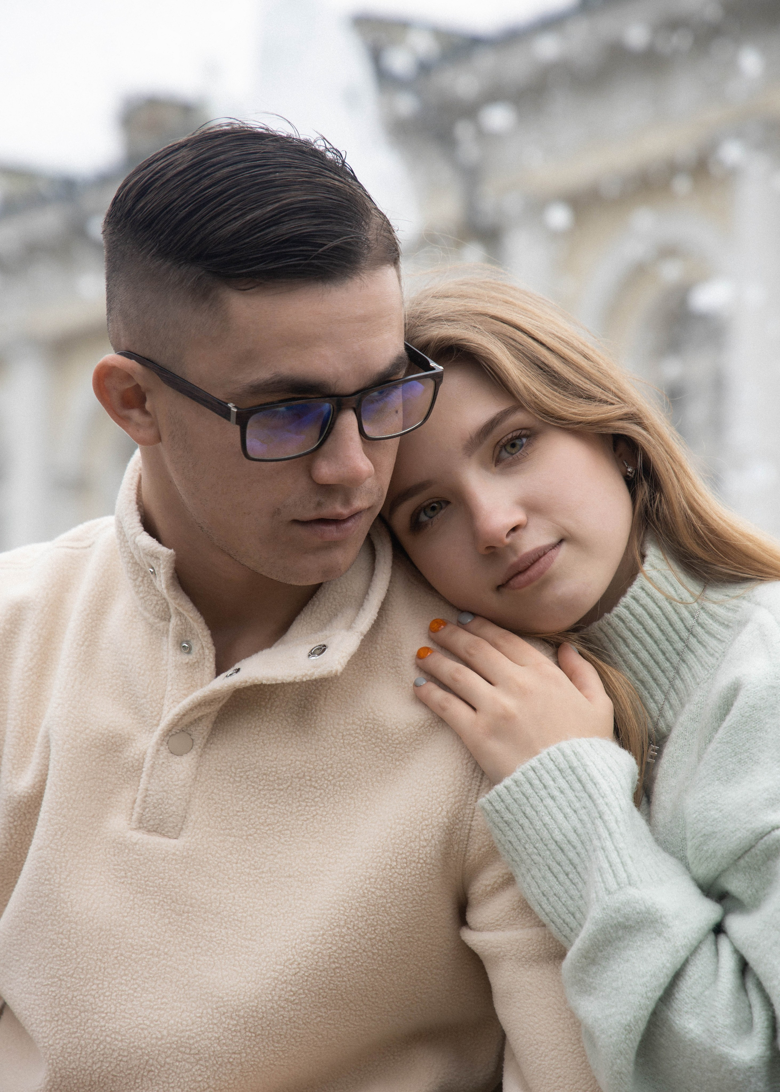 Love story. Фотосессия новорожденных в Москве и Московской области