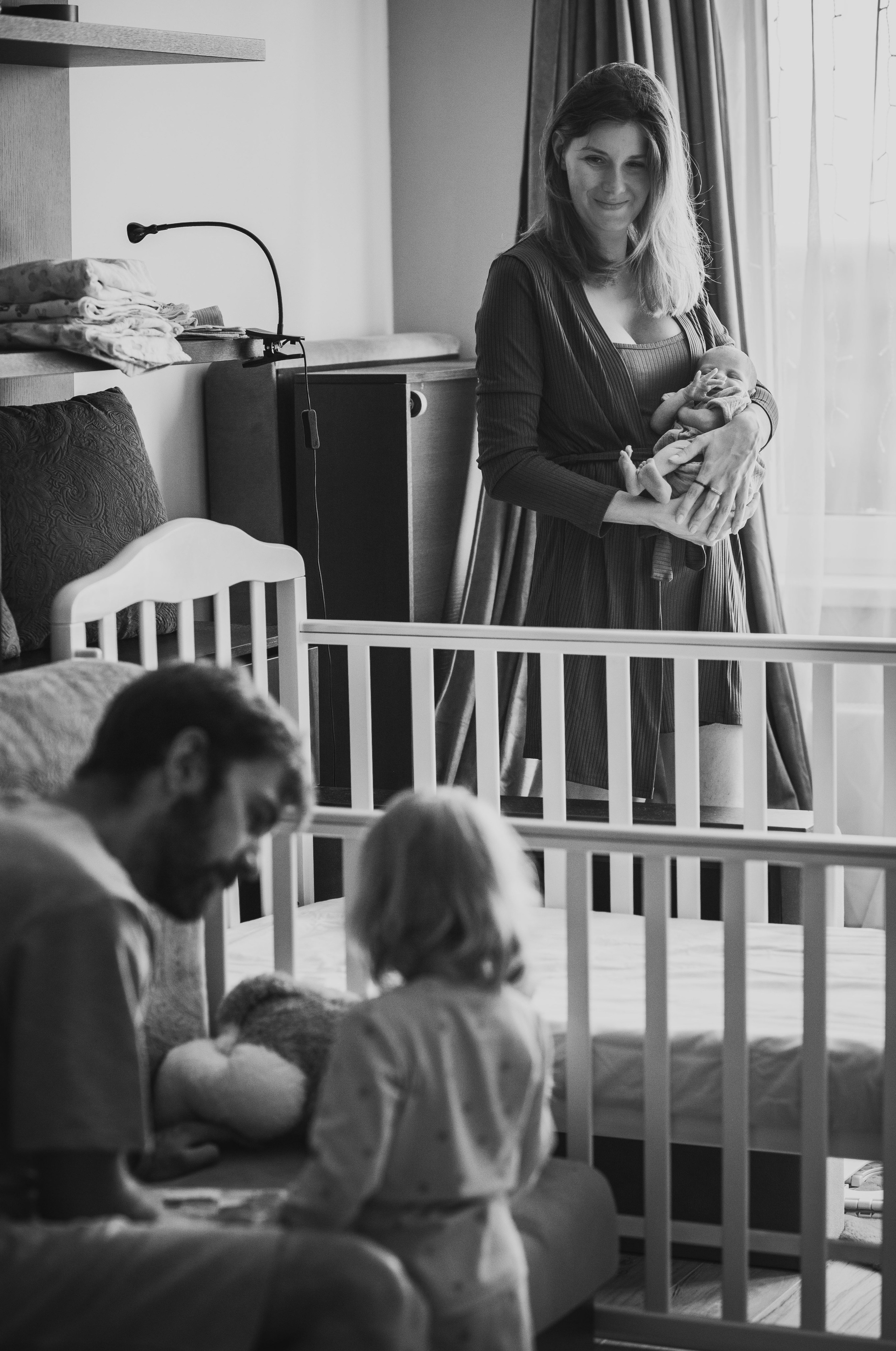 Домашняя фотосессия с новорожденным. Семейный фотограф в Домодедово и Москве Елена Пичугина