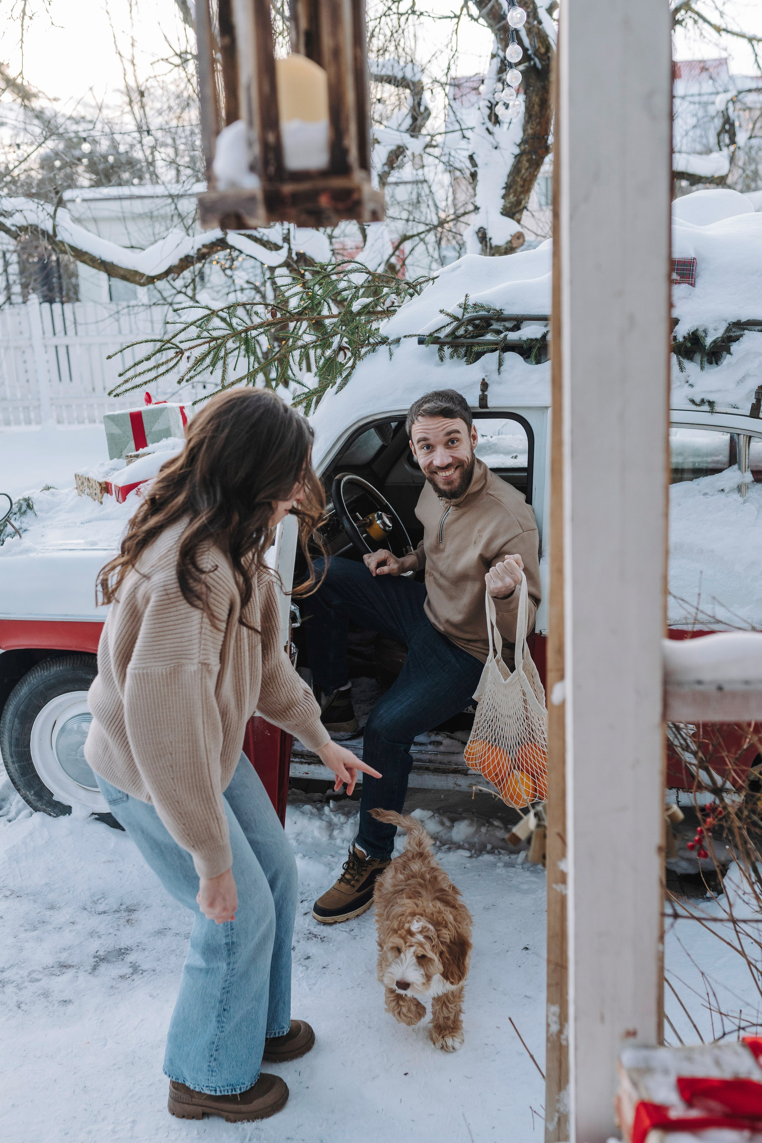 Мёрфи, Таня и Антон. Фотограф анималист в Спб недорого Олеся Майорова