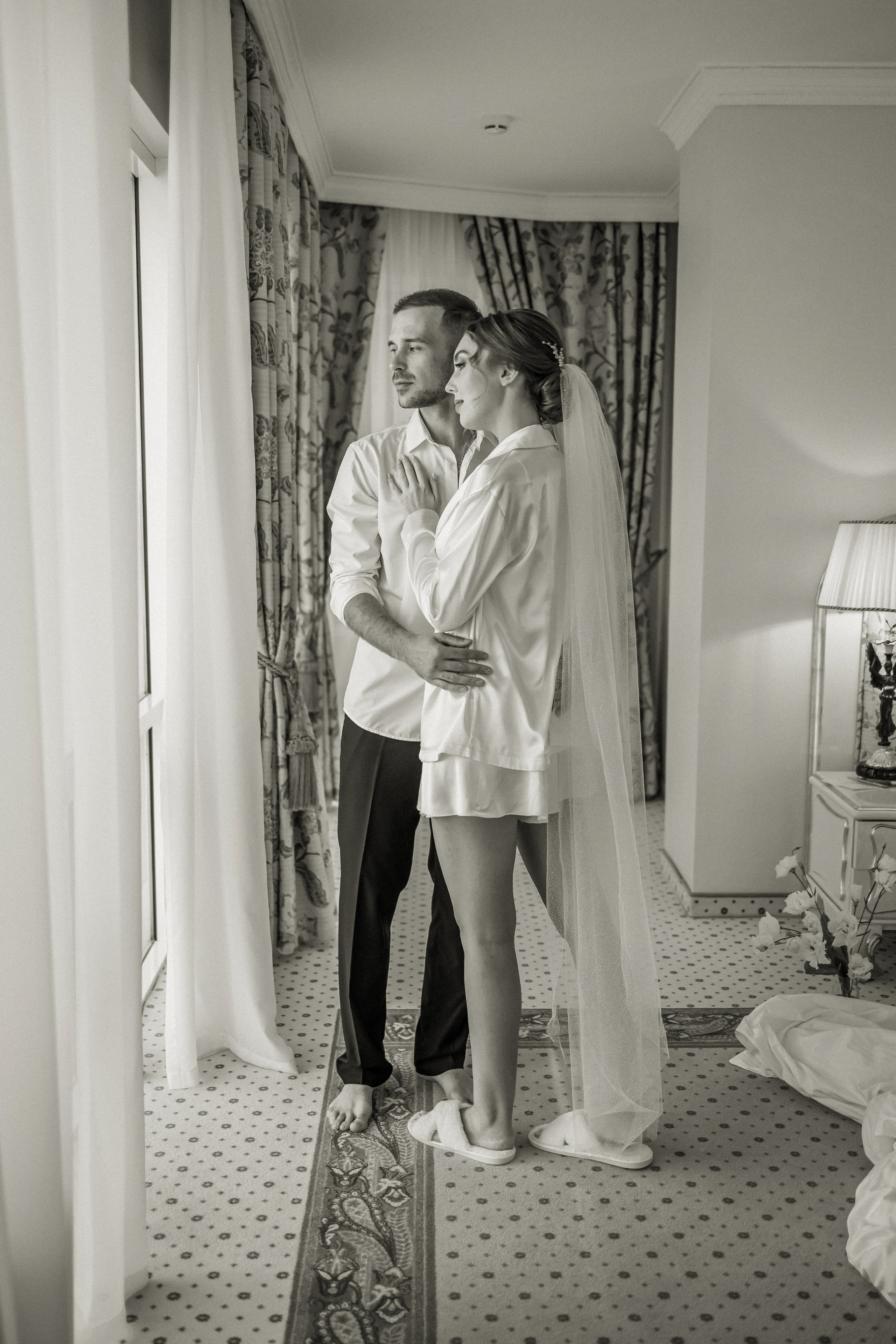 Свадебная прогулка Екатерины и Евгения. Свадебная фотография. Арина Рубах