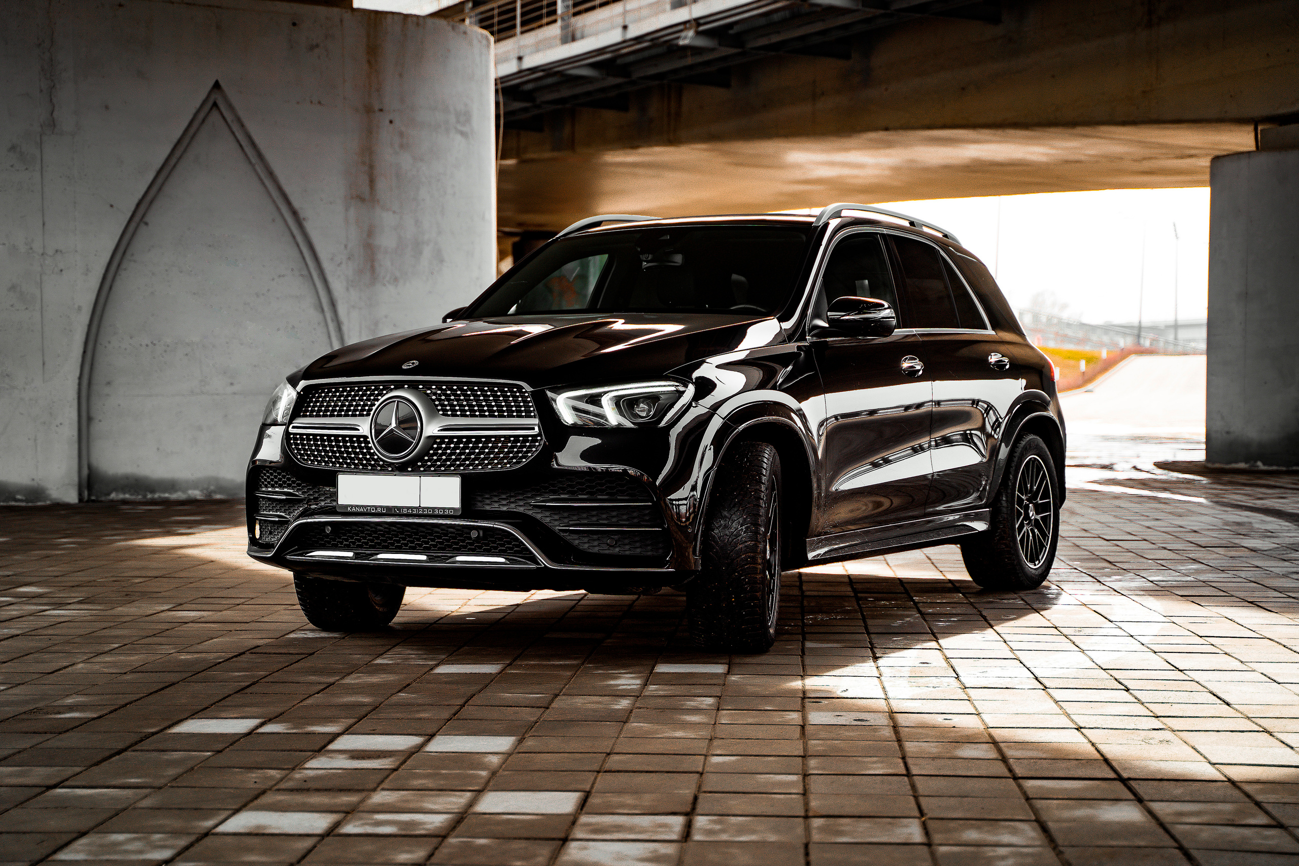 Mercedes GLE 300D. Фотограф Казань
