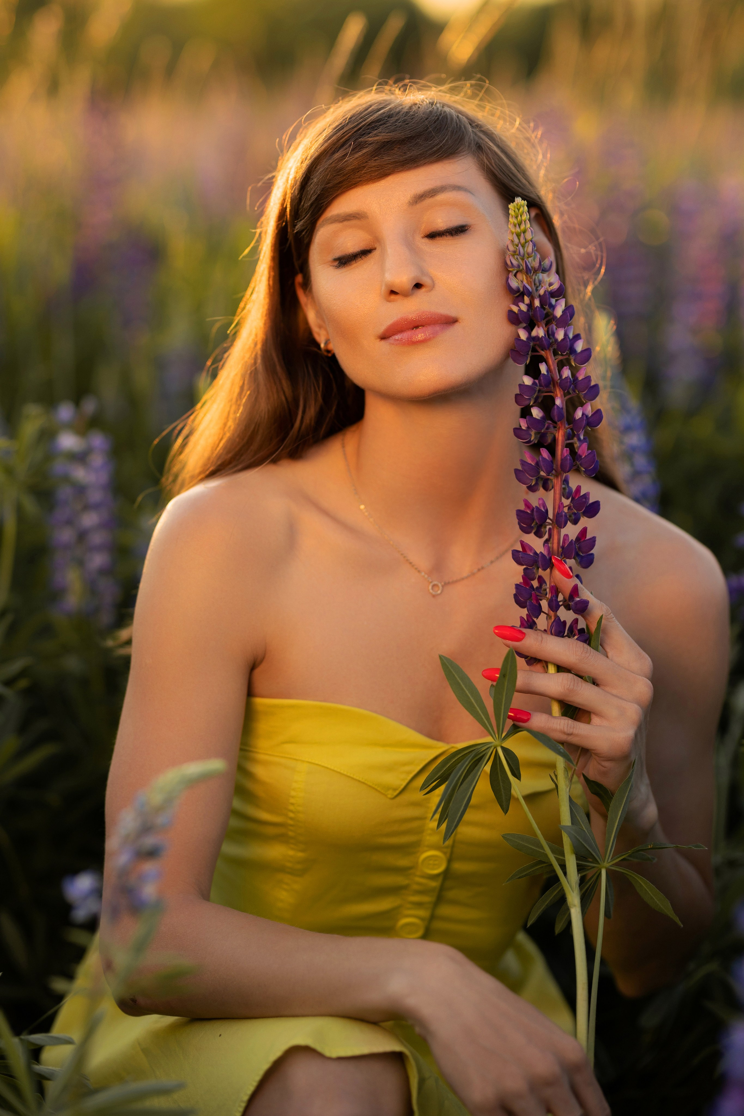 Фотосессия с люпинами. Семейный и свадебный фотограф в Санкт-Петербурге Татьяна Швыкова