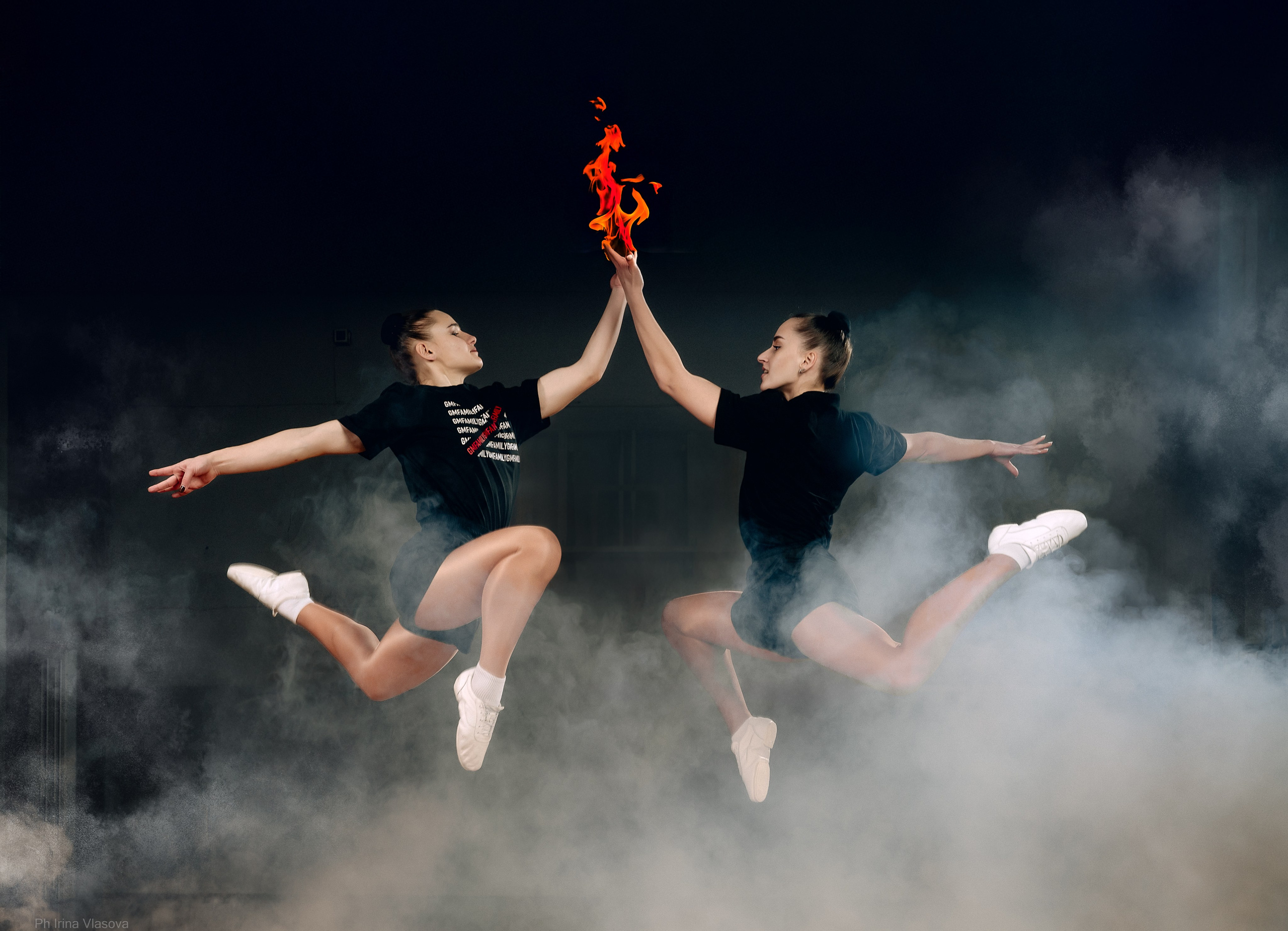 клубная спортивная фотосессия 