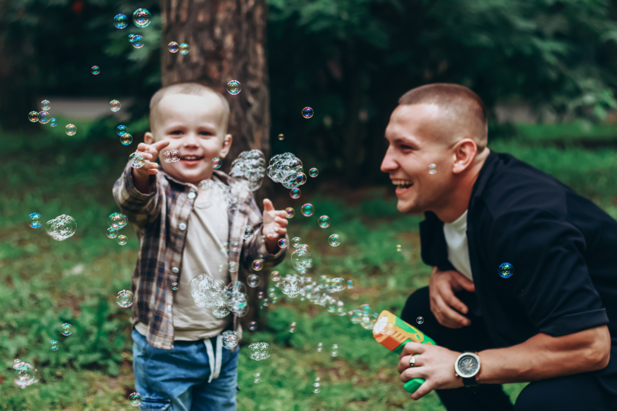 Семейная фотосессия в летнем парке, Екатеринбург. Фотограф в Екатеринбурге Пойгина Елена